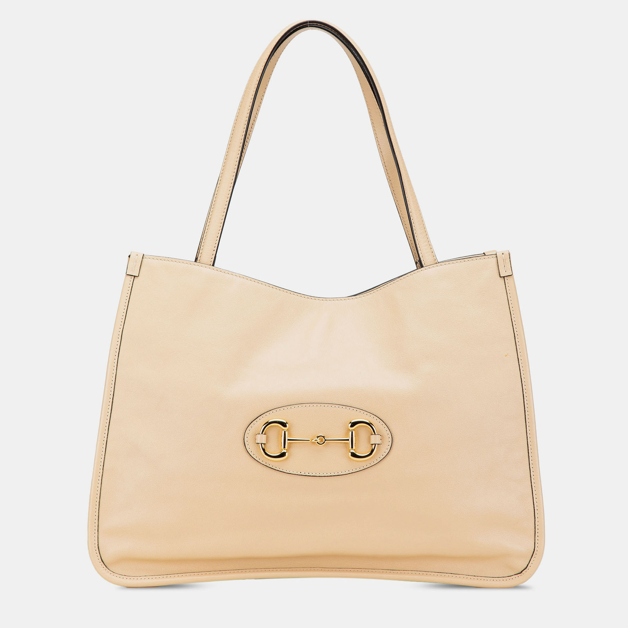 

Gucci Beige Medium Leather Horsebit 1955 Tote