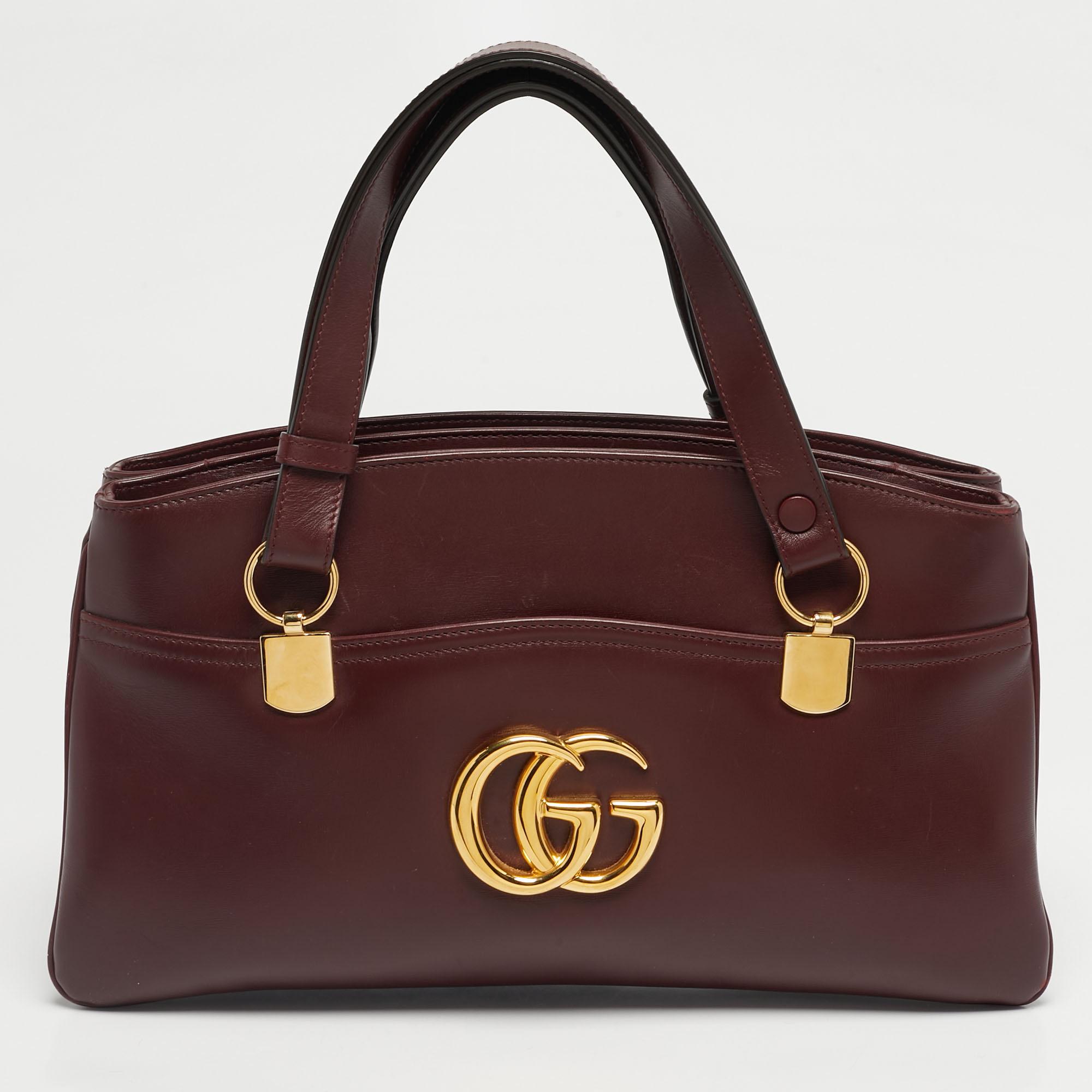 

Gucci Burgundy Leather Arli Tote