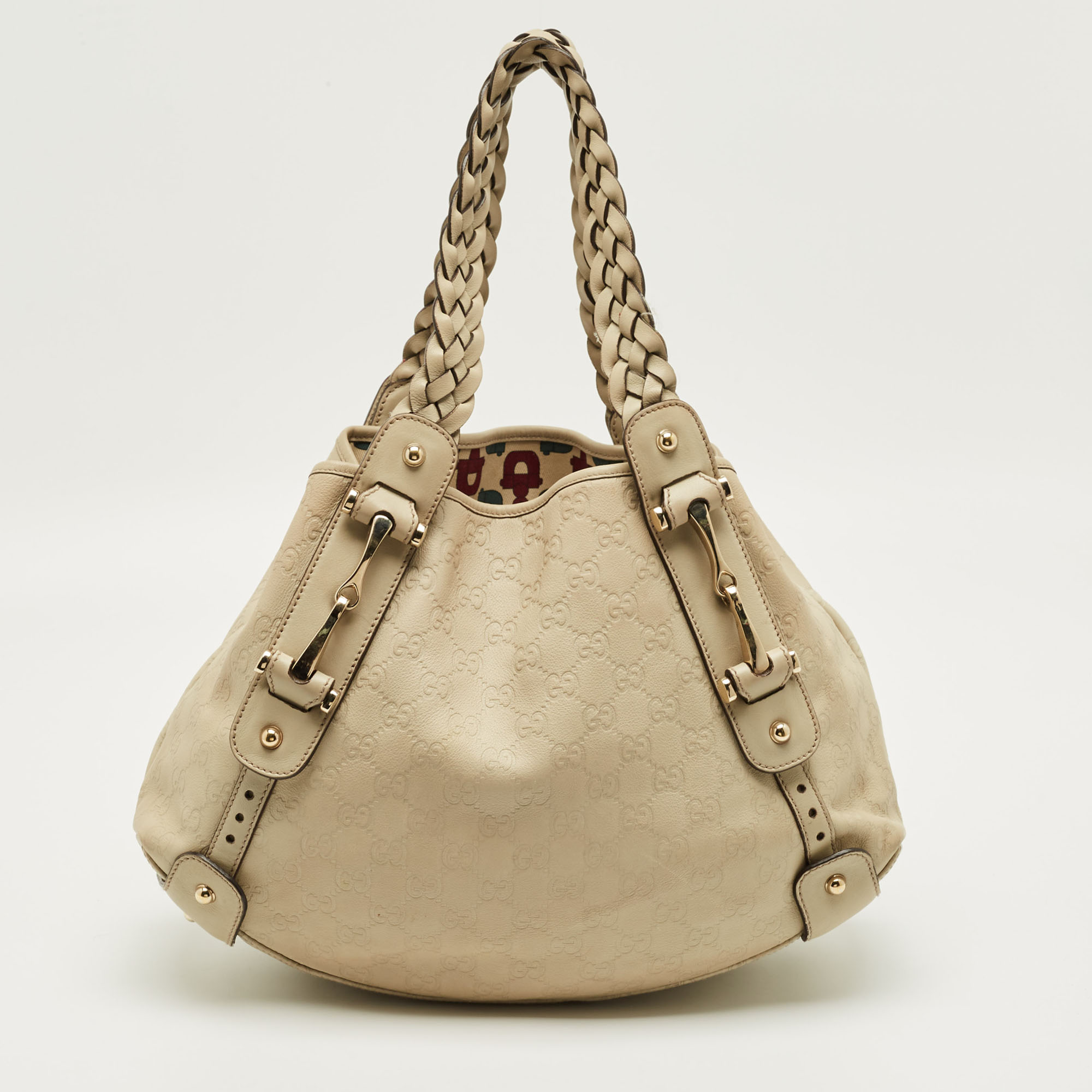 

Gucci Cream Guccissima Leather Pelham Bag