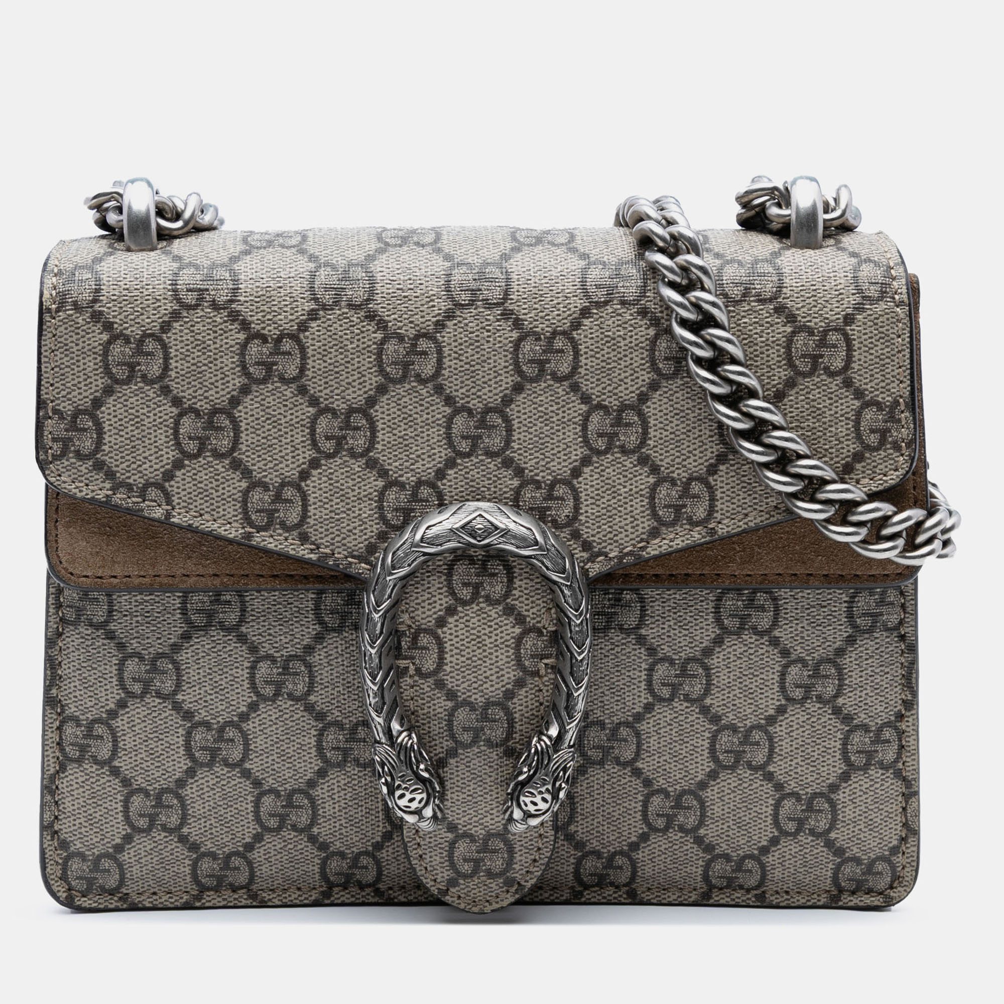 

Gucci Small GG Supreme Dionysus Crossbody, Brown
