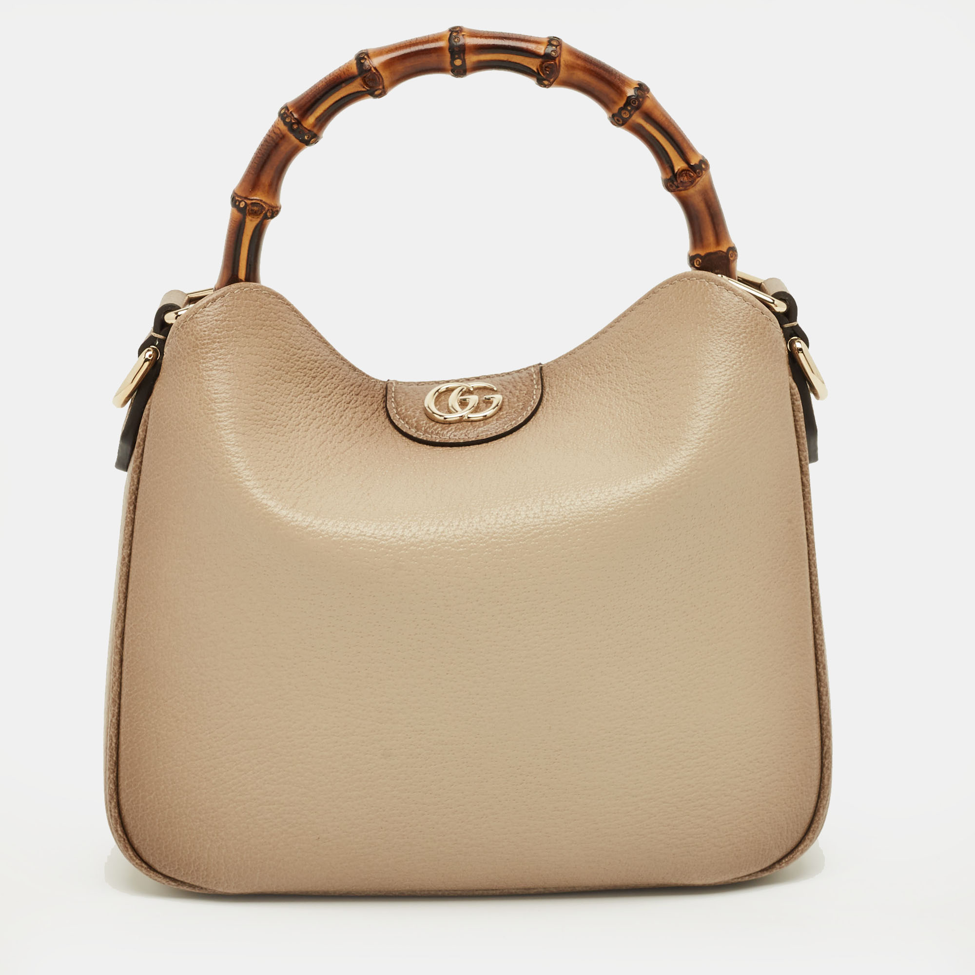 

Gucci Beige Ombre Leather Small Diana Bucket Bag