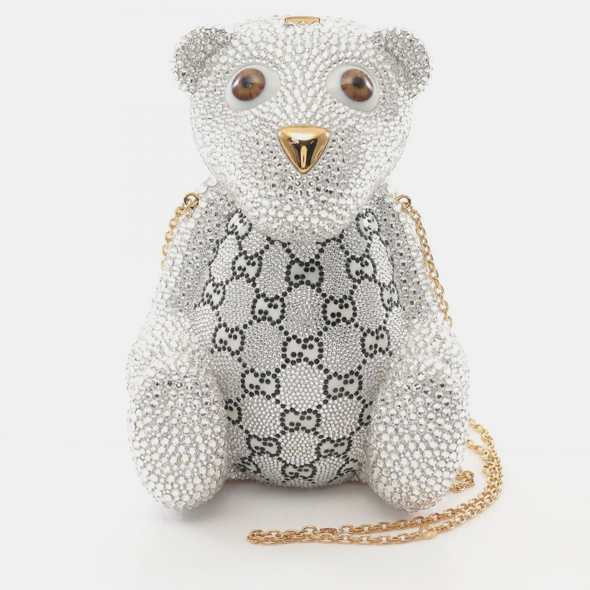 

Gucci GG Teddy Bear Swarovski Clear Multicolor Shoulder Bag