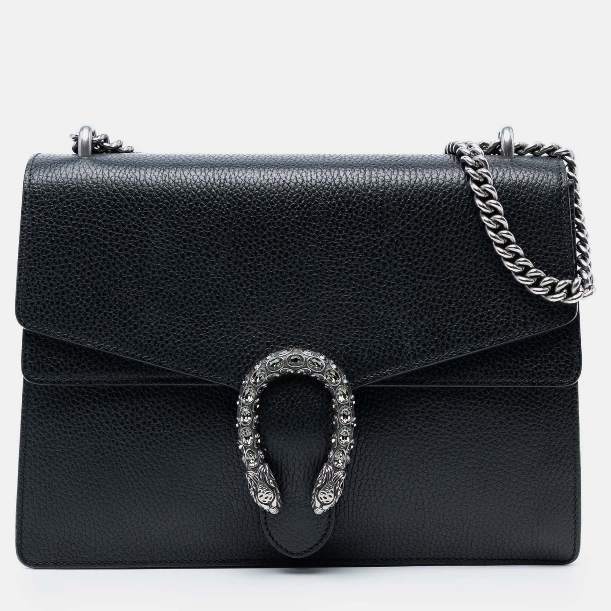 

Gucci Black Medium Calfskin Dionysus Shoulder Bag