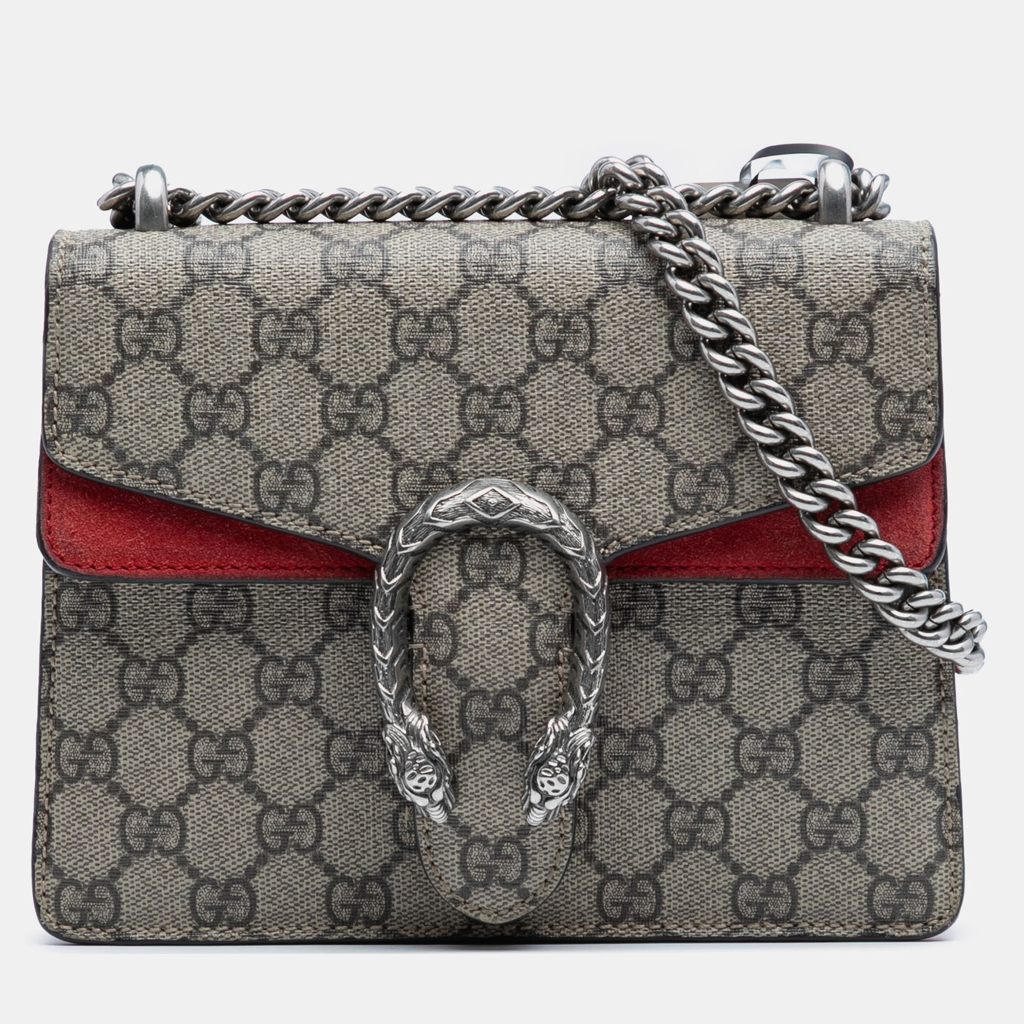 

Gucci Brown Small GG Supreme Dionysus Crossbody