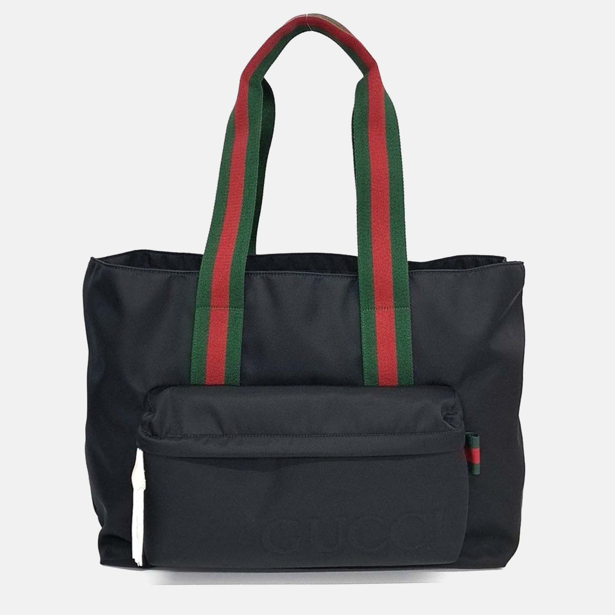 

Gucci Black Canvas and Leather Shoulder Bag