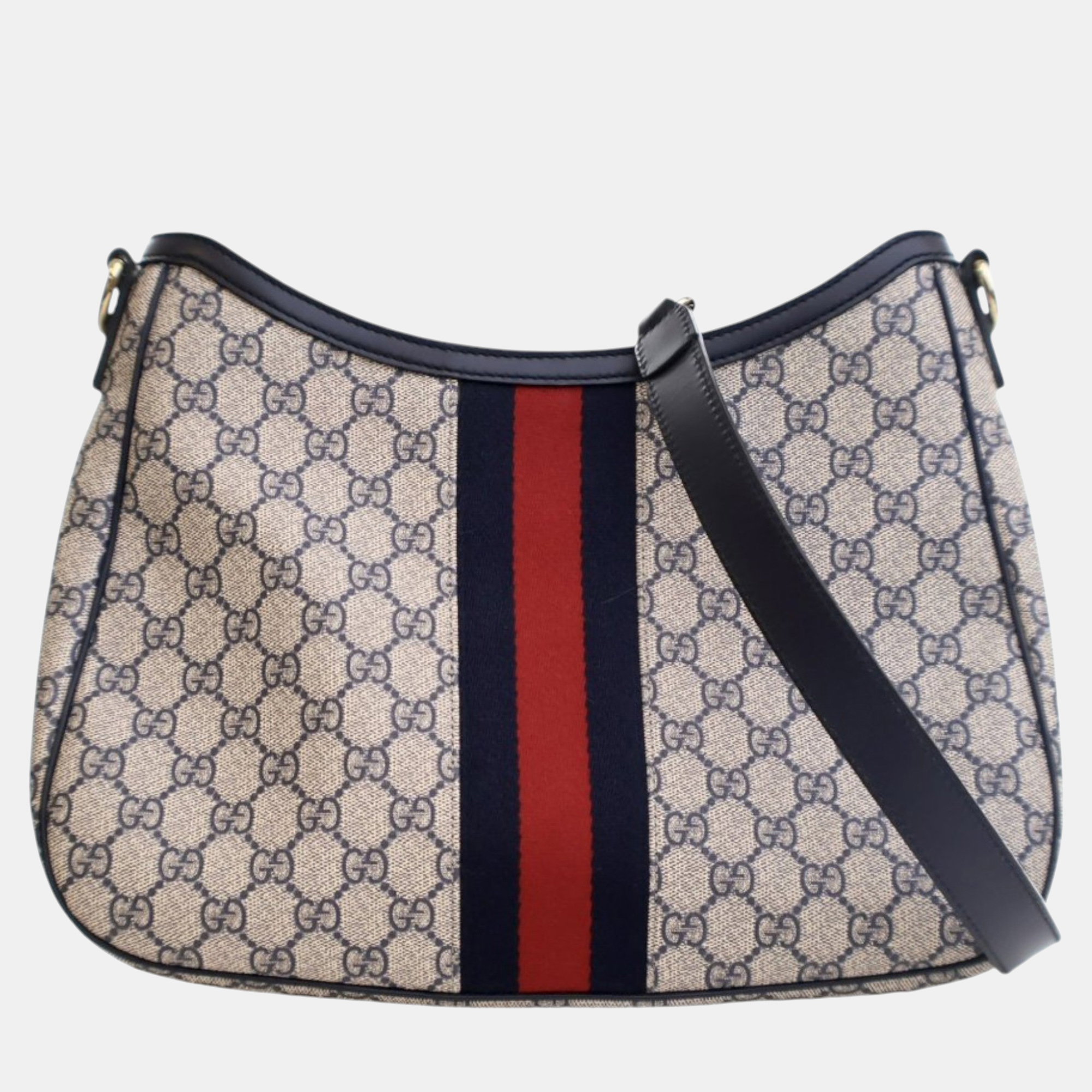 

Gucci Beige GG Supreme Web Shoulder Bag