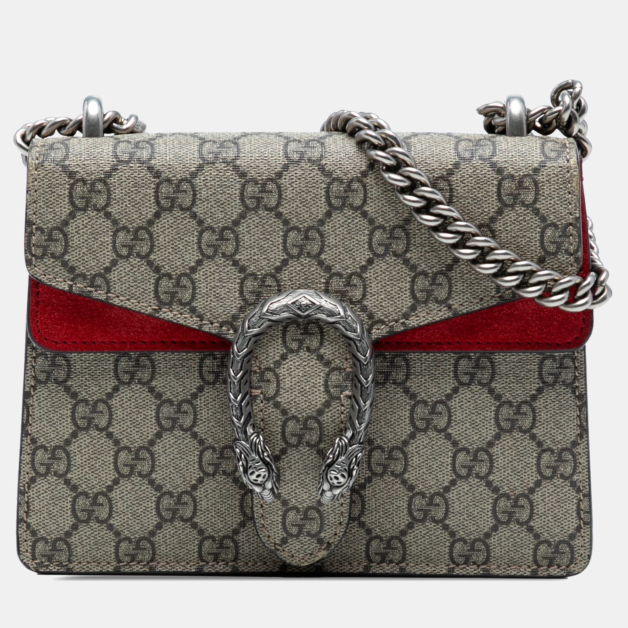 

Gucci Beige Brown Small GG Supreme Dionysus Crossbody