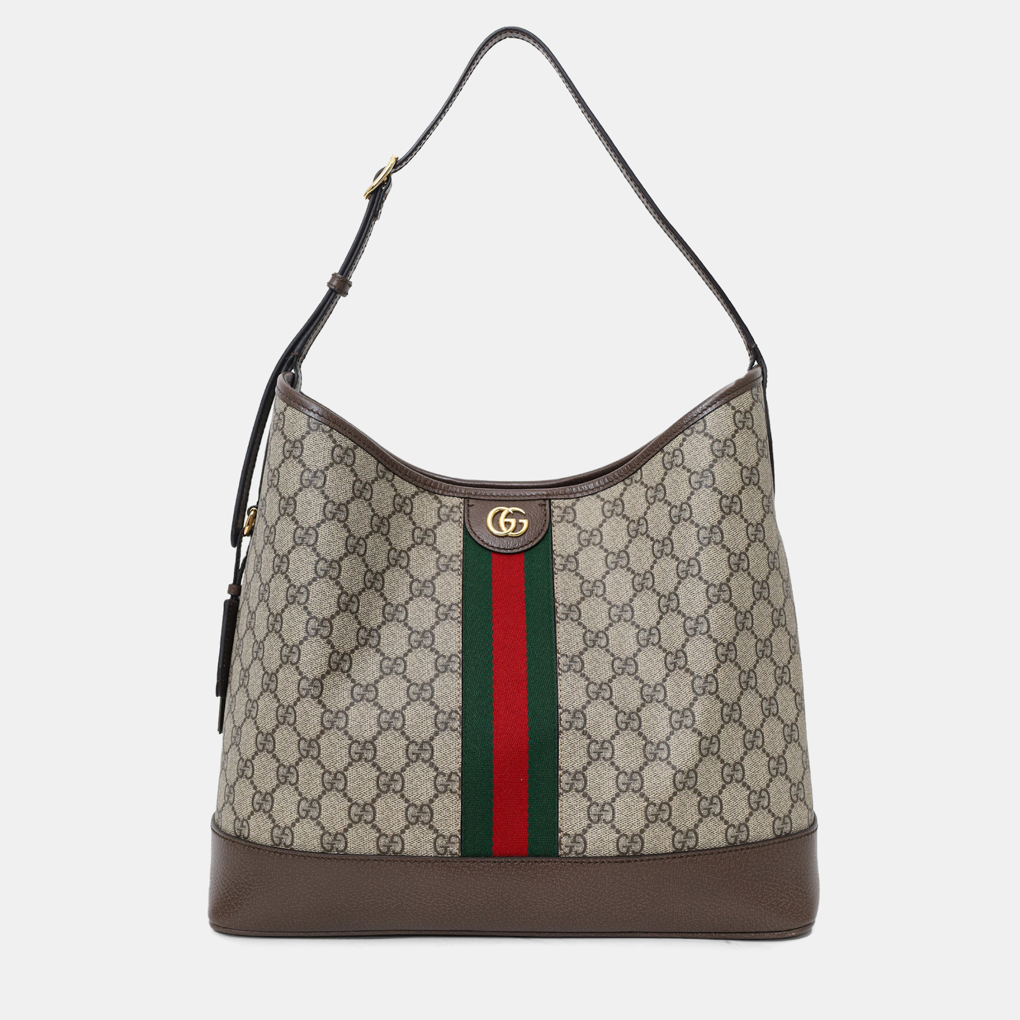 

Gucci 'GG' Supreme Ophidia Large Shoulder Bag, Brown