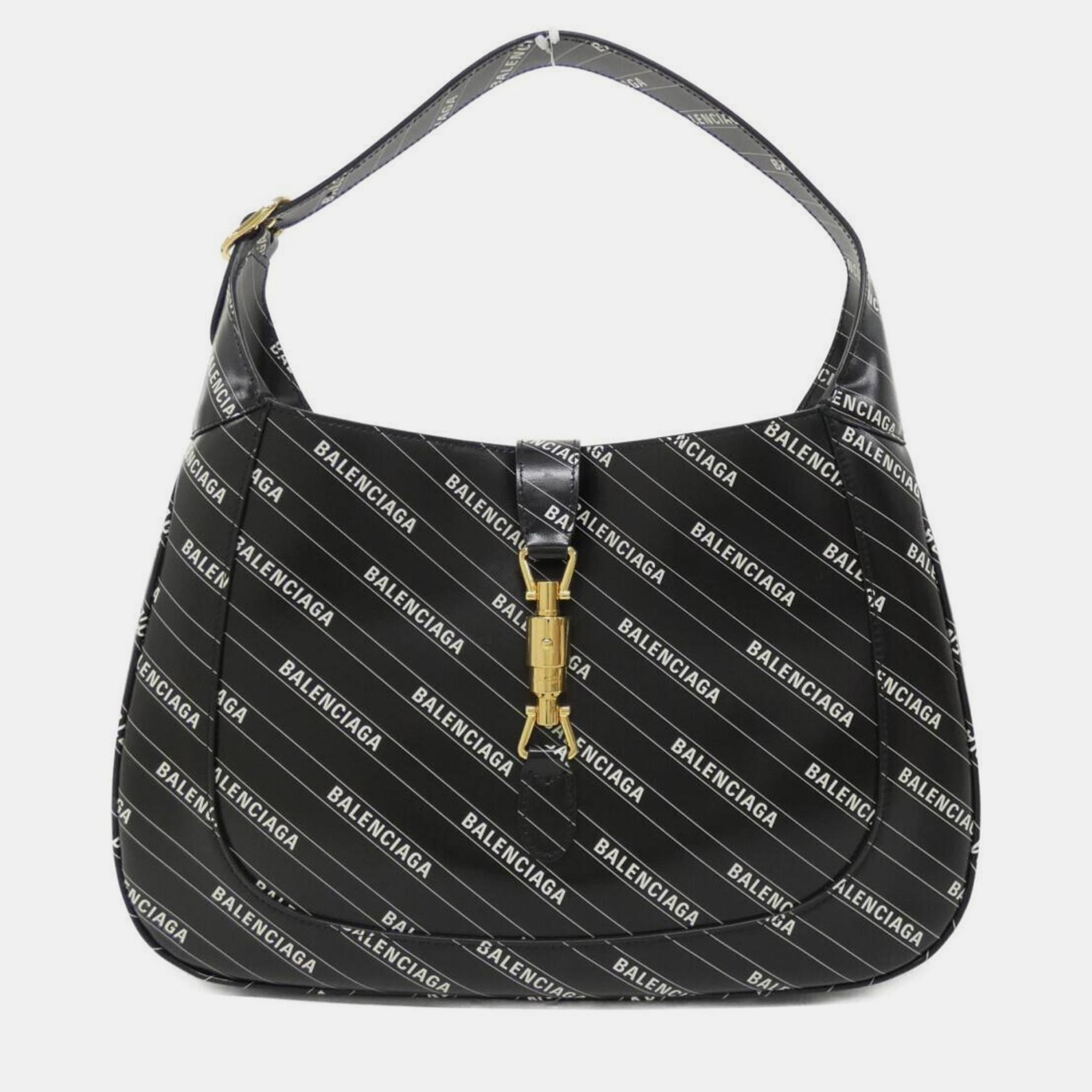 

Gucci Black/White Leather Jackie 1961 Shoulder Bag