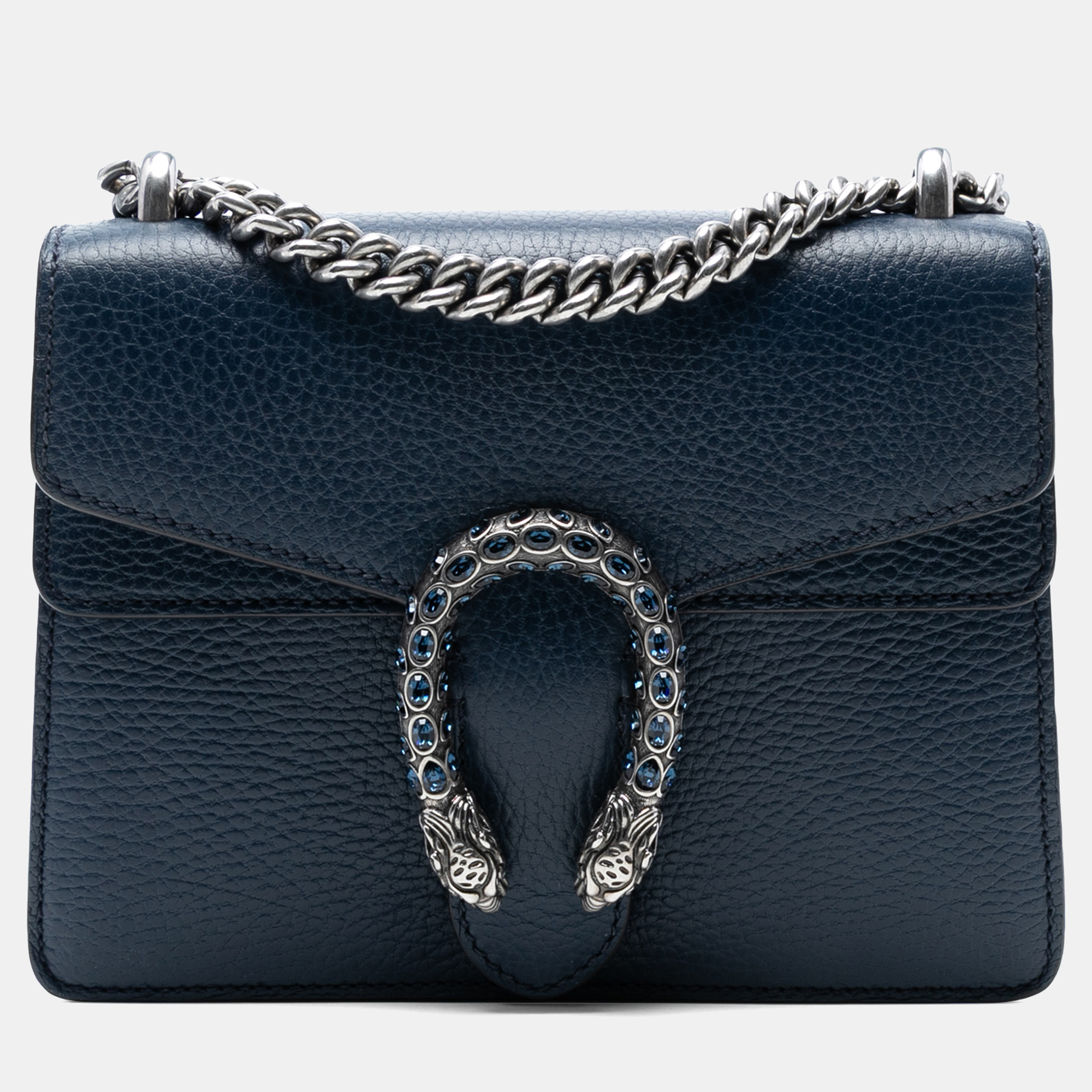 

Gucci Blue Small Leather Dionysus Crossbody