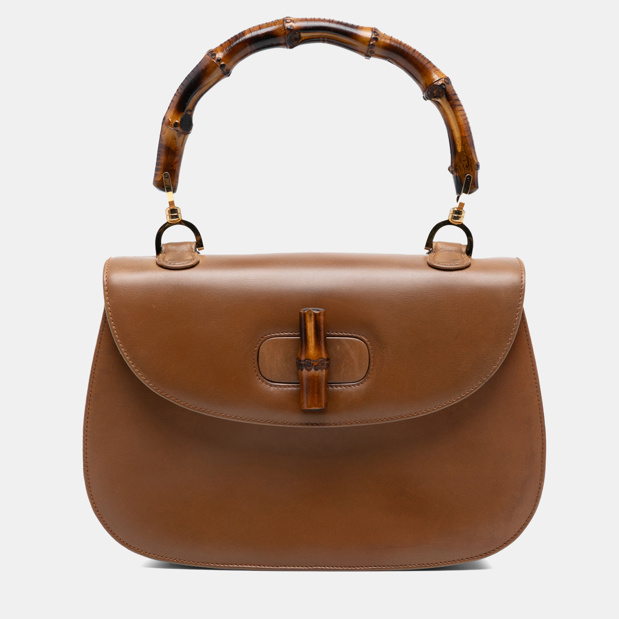 

Gucci Brown Calfskin Bamboo Night