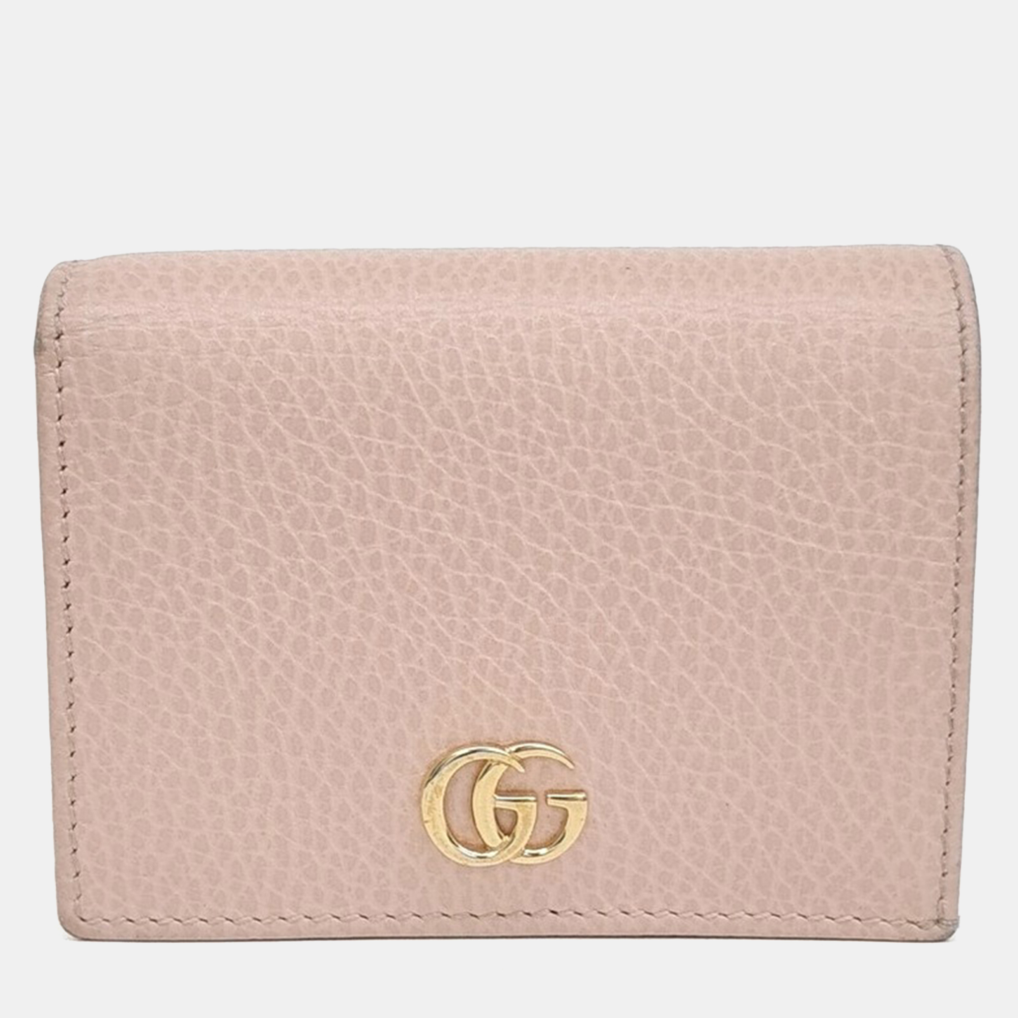 

Gucci Pink Leather Marmont Half Wallet