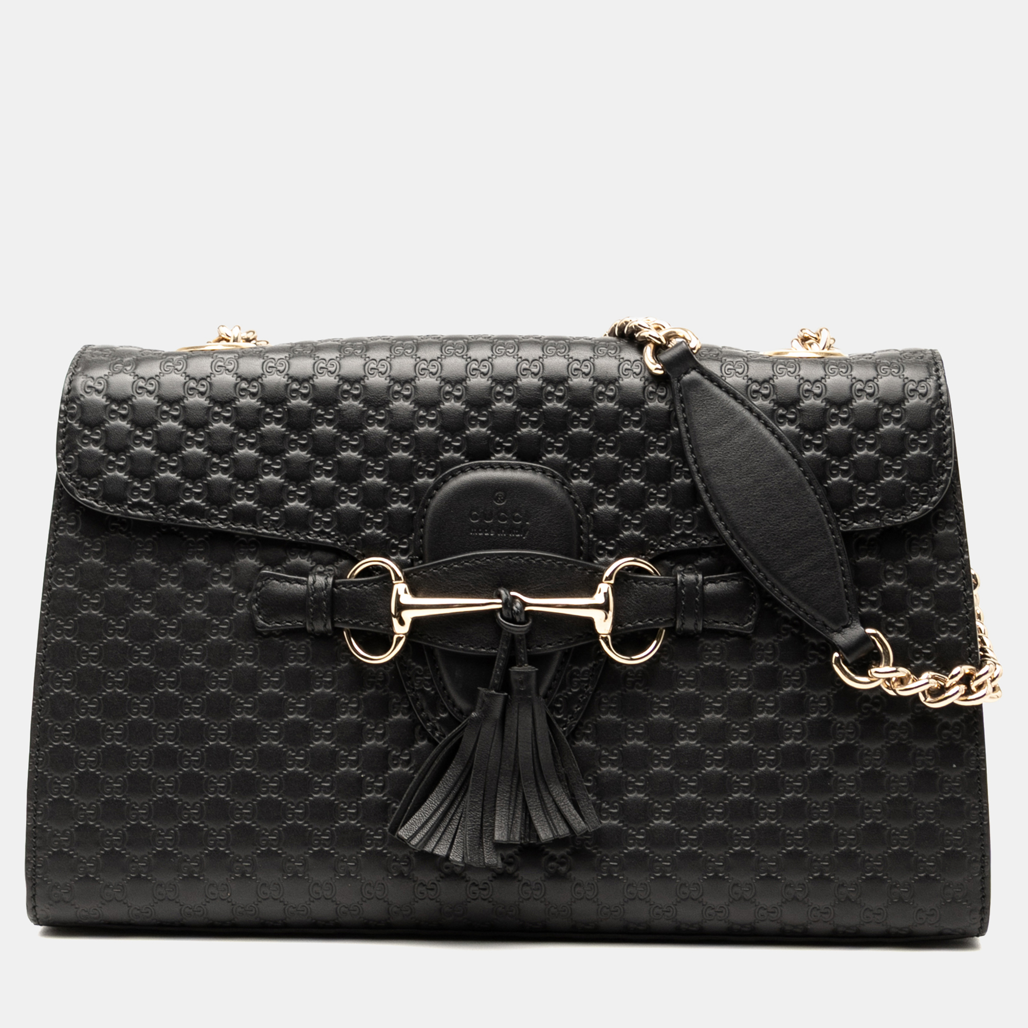 

Gucci Black Medium Microguccissima Emily Shoulder Bag
