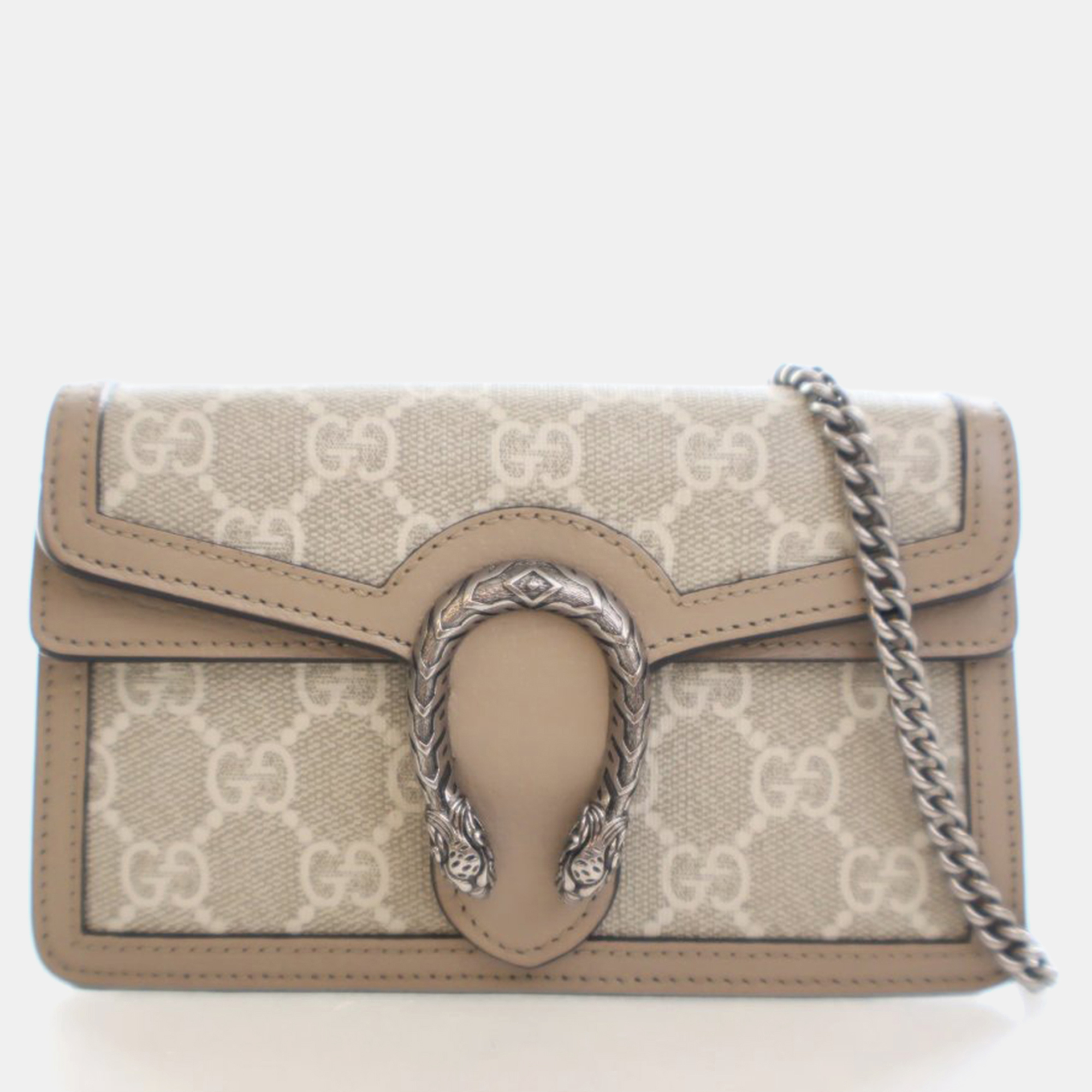 

Gucci Super Mini GG Supreme Dionysus, Beige