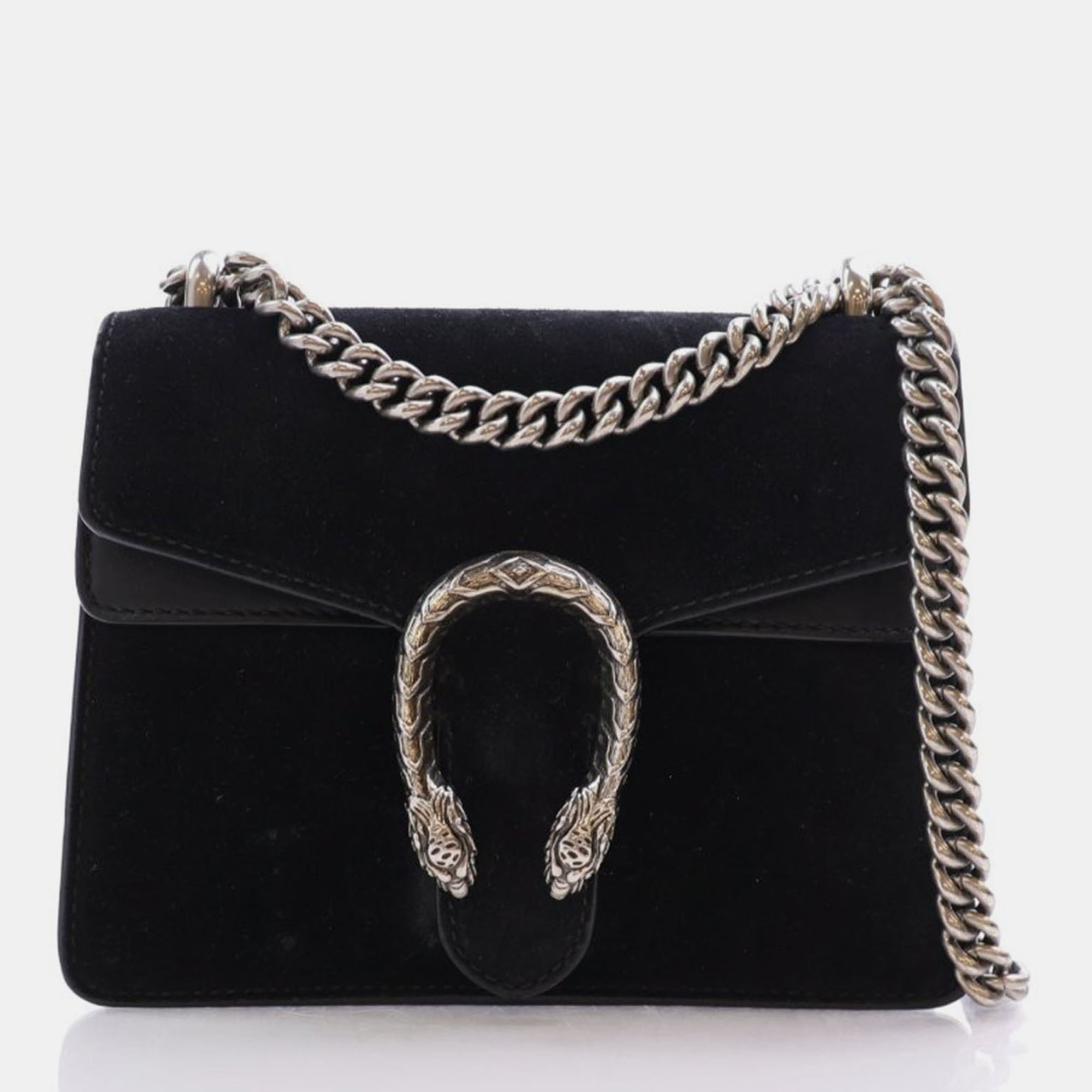 

Gucci Mini Black Suede Calf Dionysus Shoulder Bag