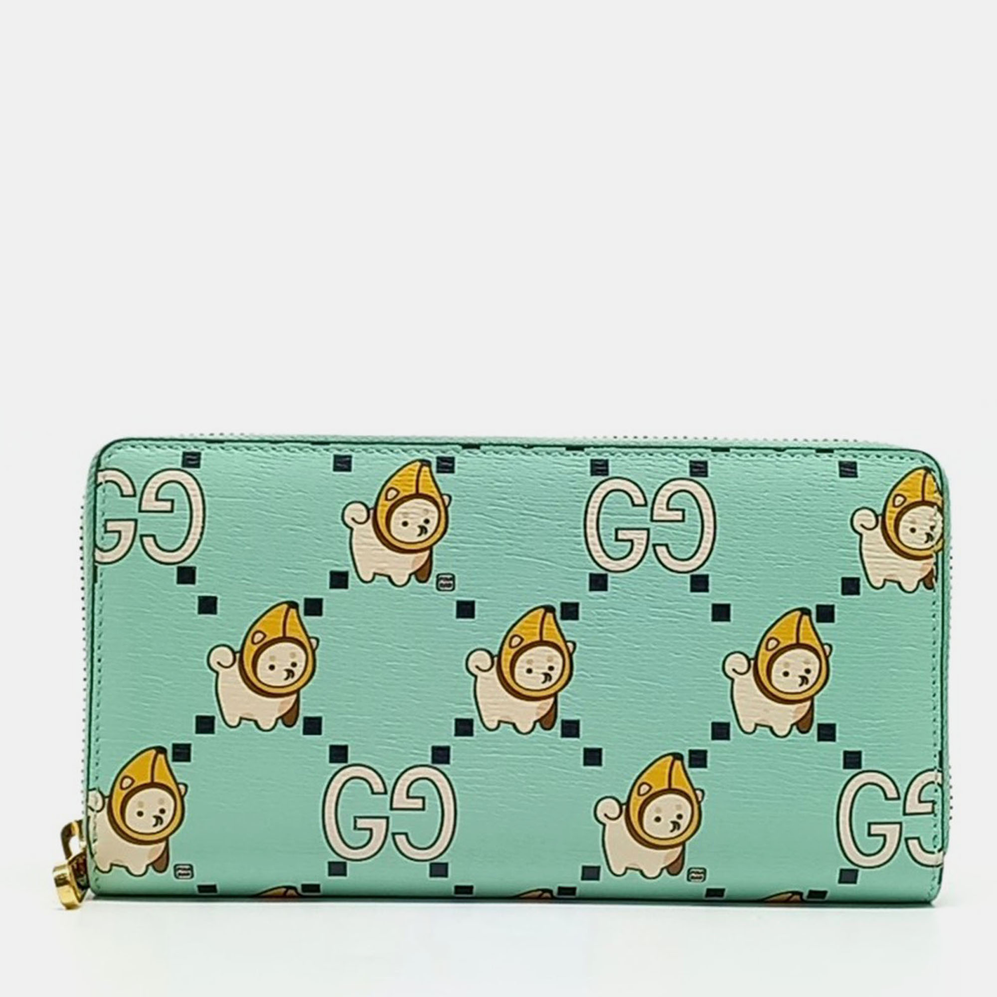 

Gucci Green Leather Long Wallet