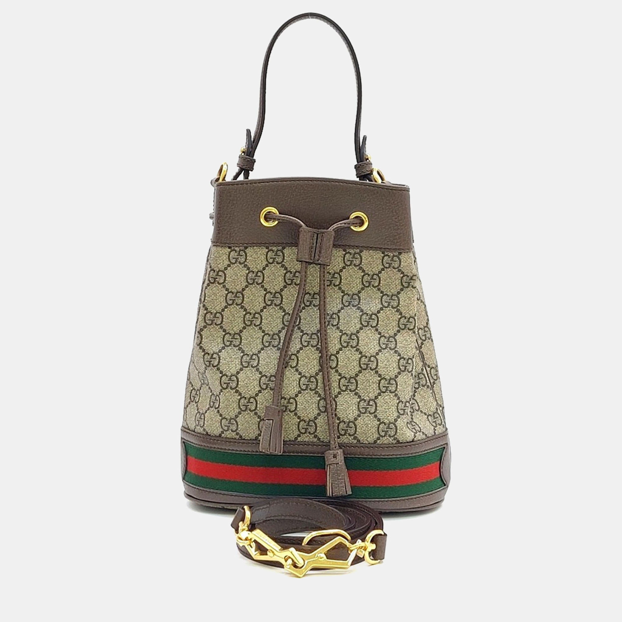 

Gucci Beige Ophidia Small Bucket Bag
