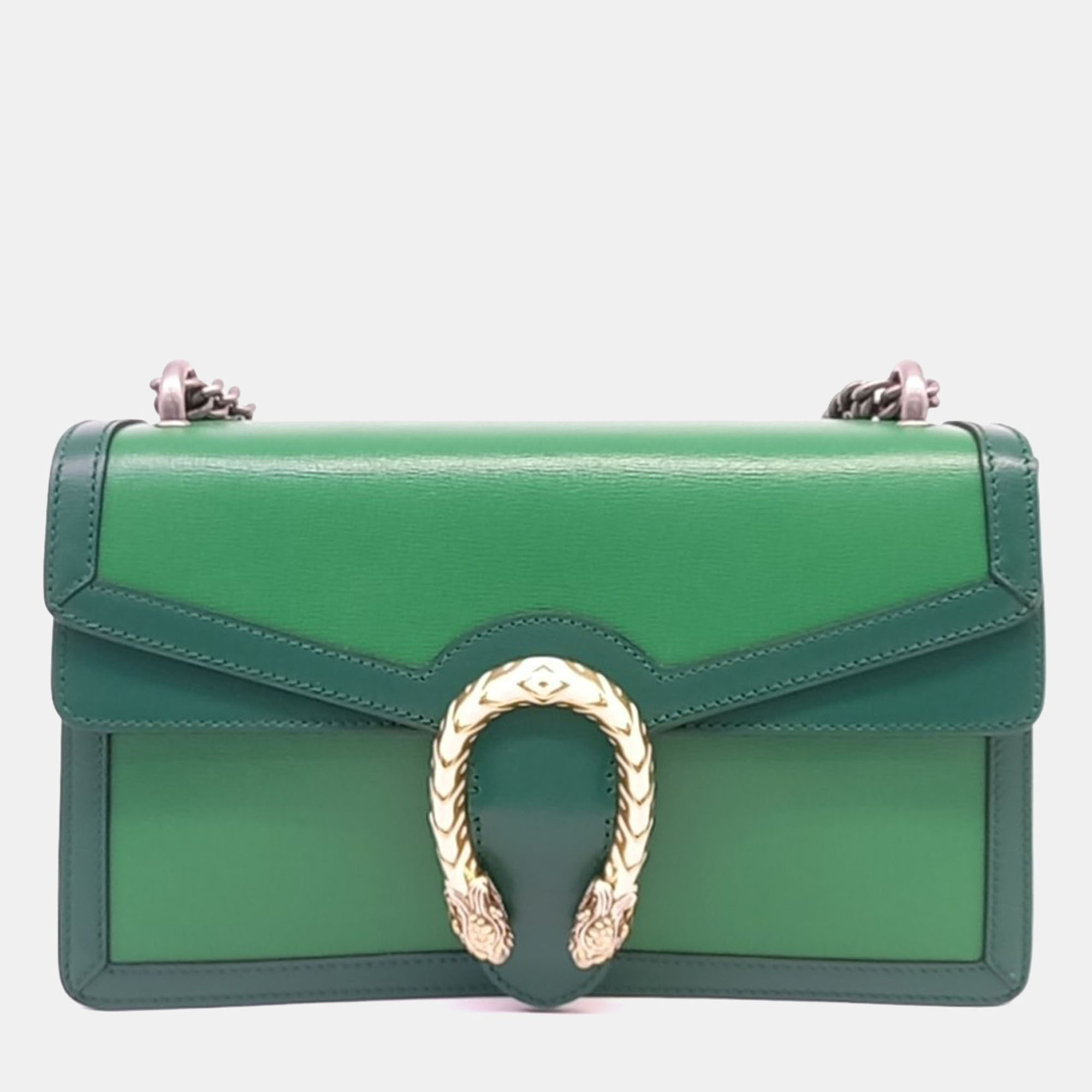 

Gucci Green Leather Dionysus Chain Shoulder Bag