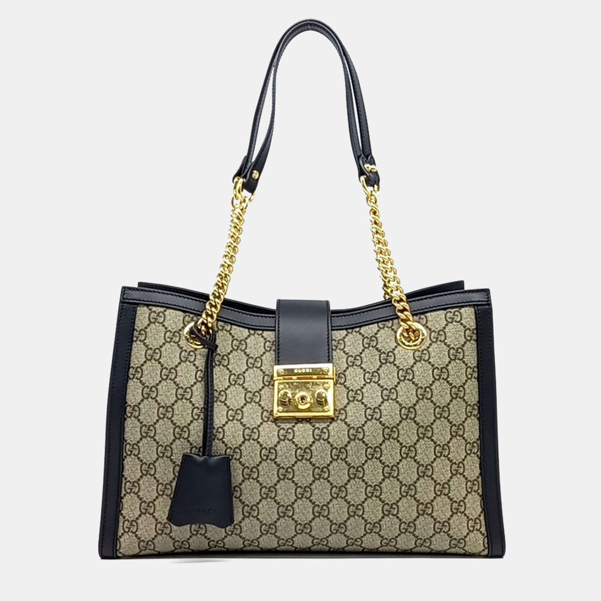 

Gucci Multicolor Leather Supreme Padlock Shoulder Bag