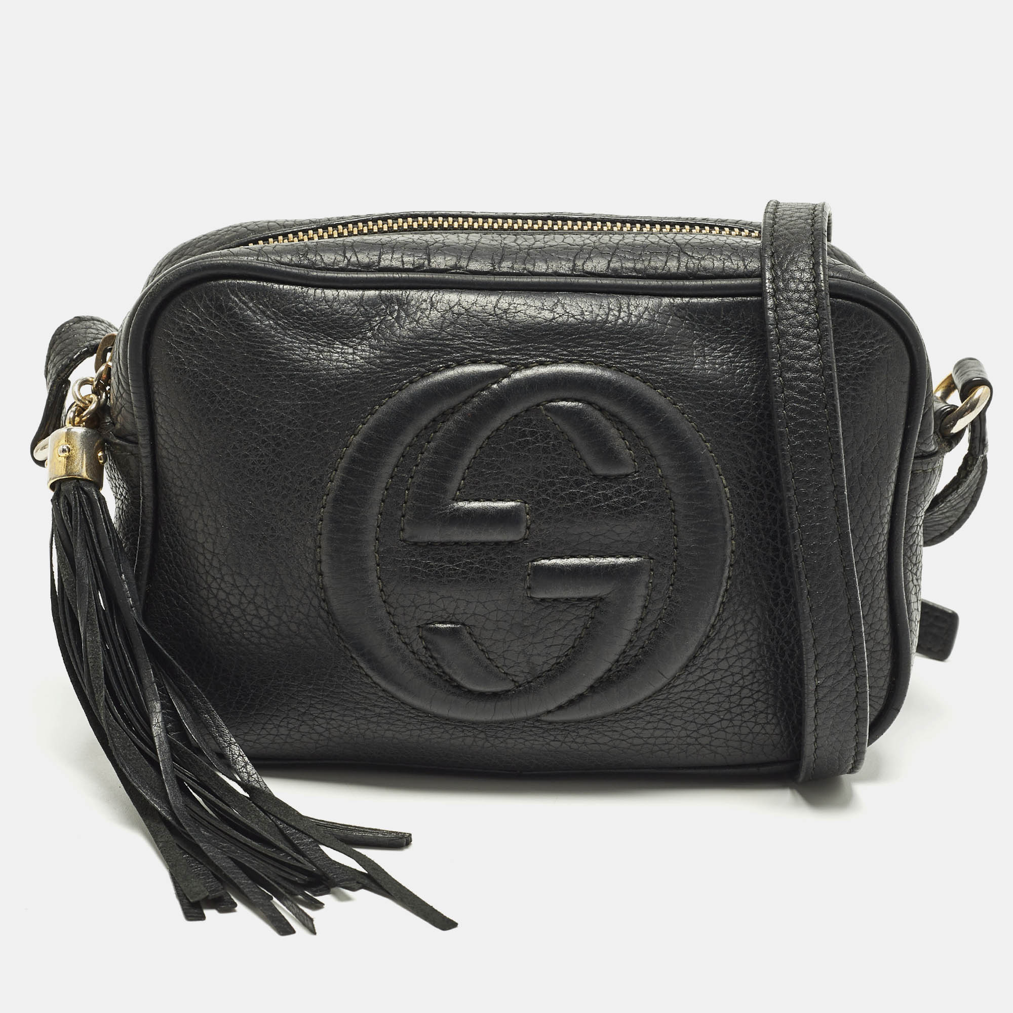 

Gucci Soho Disco Small Black Leather Crossbody Bag
