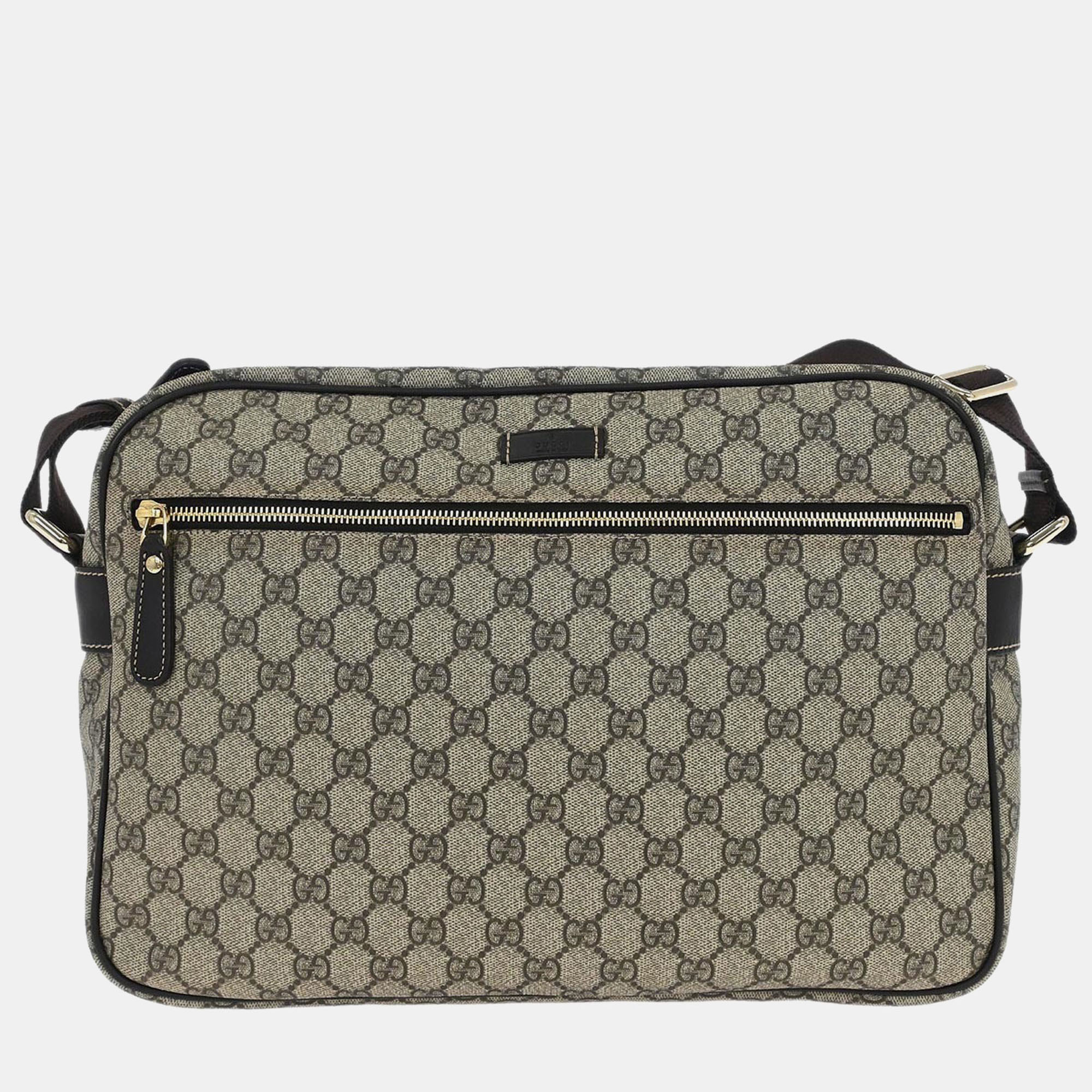 

Gucci Beige Gg Supreme Shoulder Bag