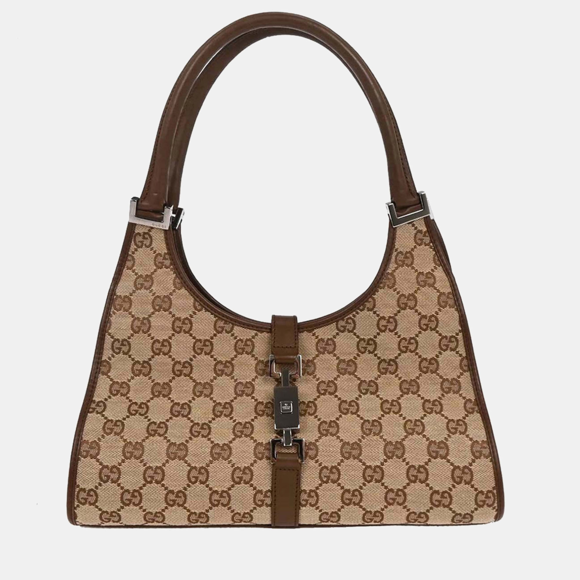 

Gucci Beige Gg Jackie Handbag