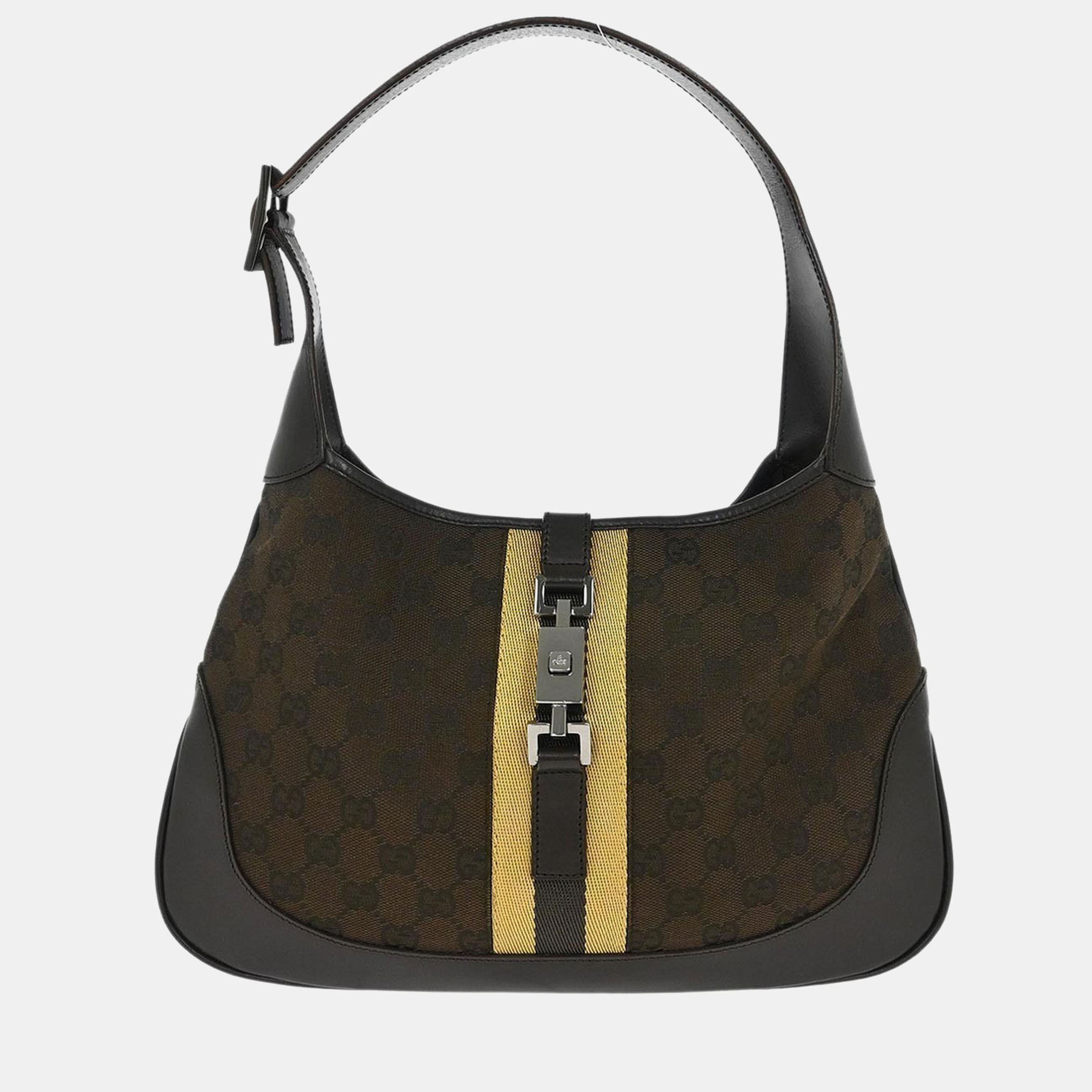 

Gucci Brown GG Jackie Handbag