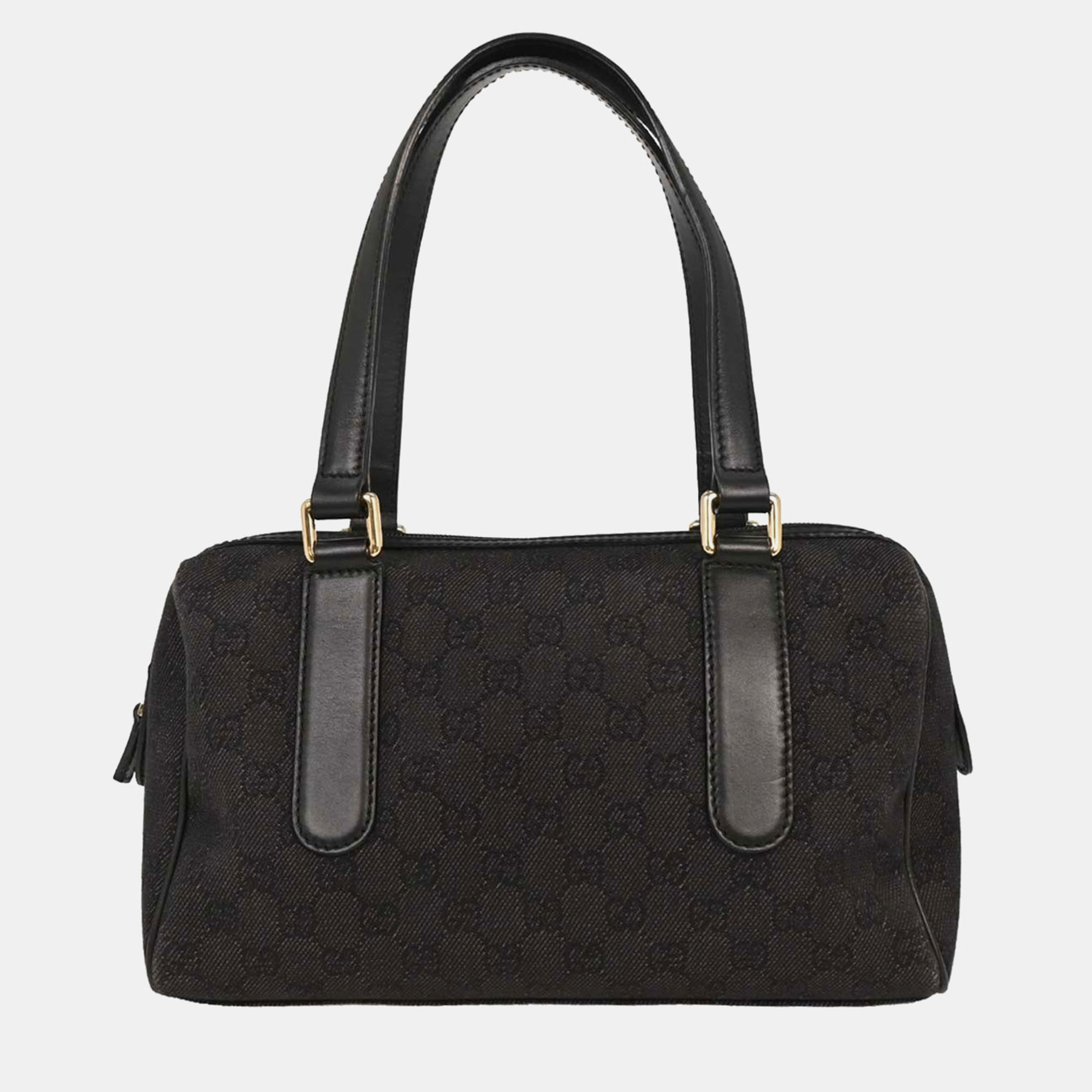 

Gucci Black Canvas Gg Handbag