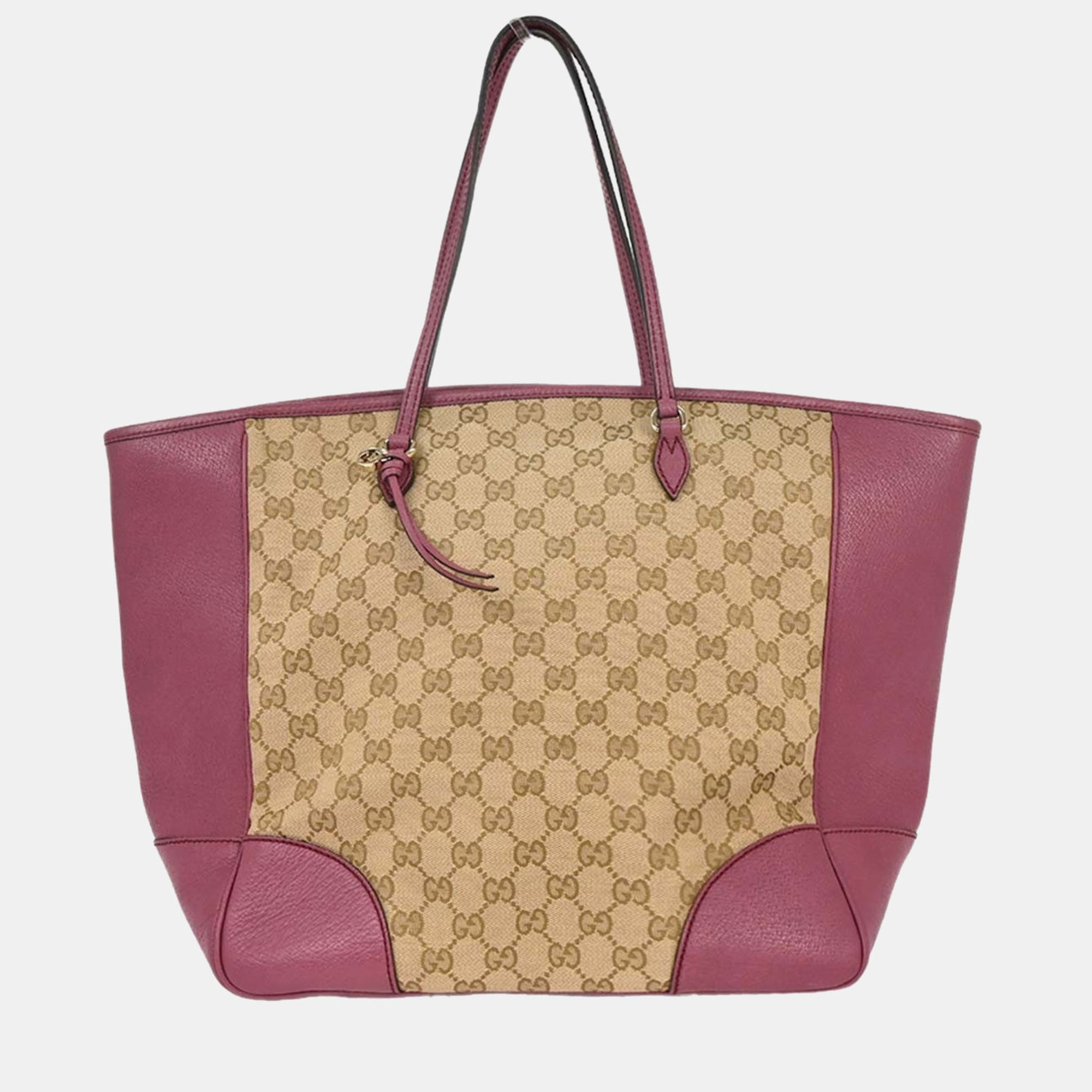 

Gucci Beige Canvas Tote Handbag