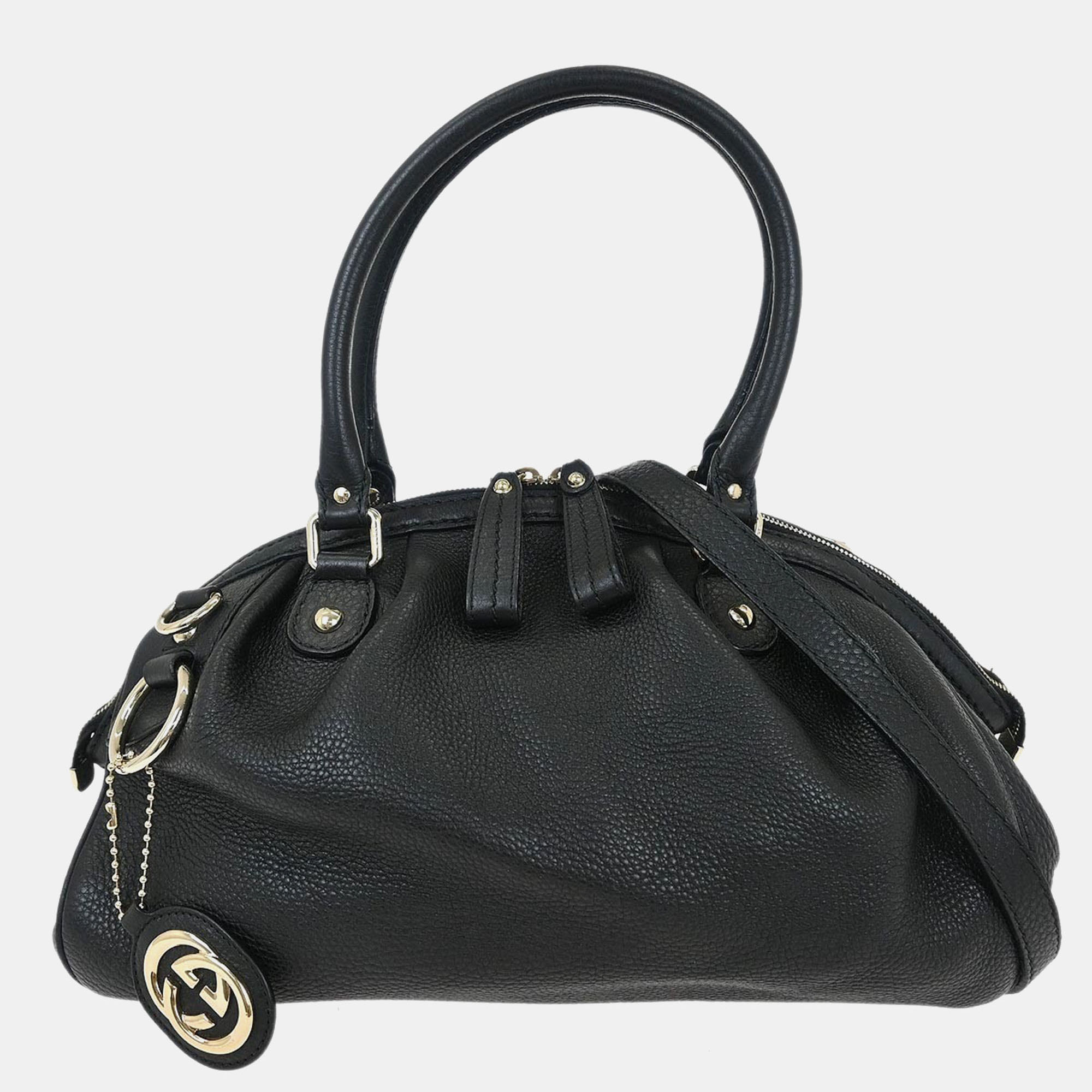 

Gucci Black Leather Shoulder Bag