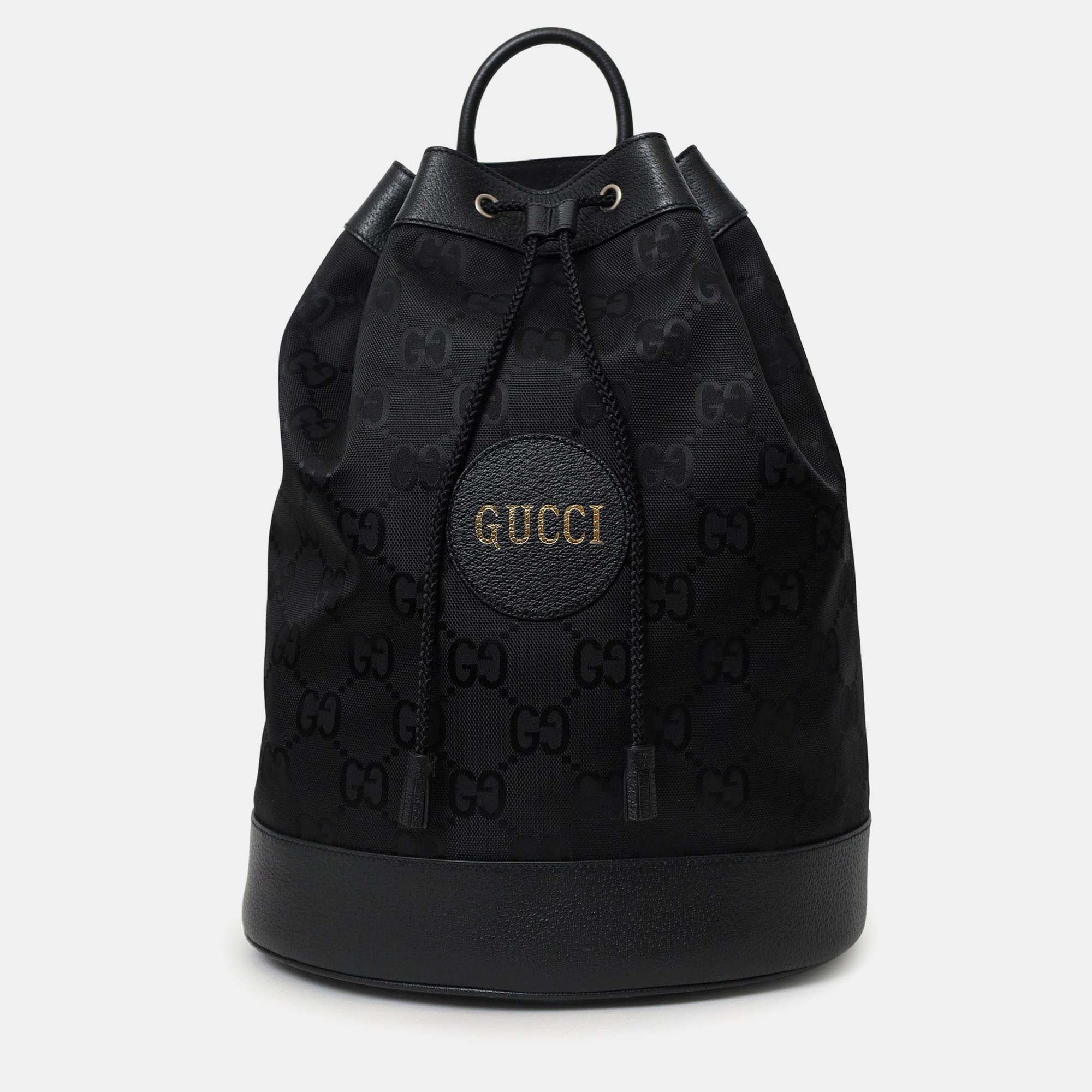 

Gucci Black Monogram Econyl Nylon Off The Grid Backpack