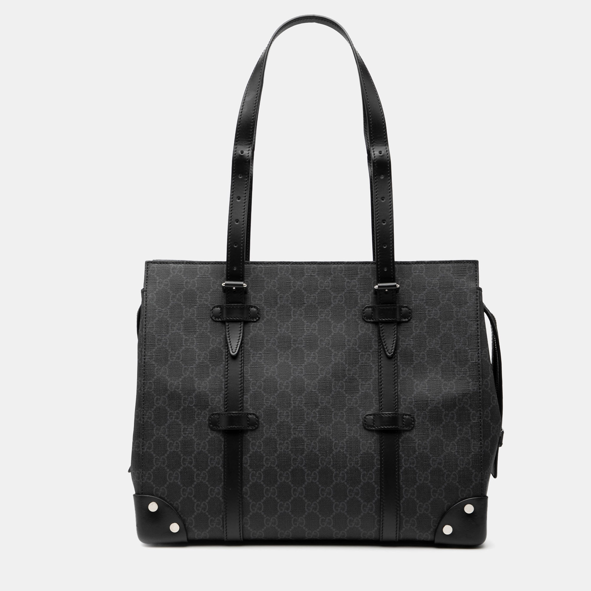 

Gucci Black GG Supreme Tote
