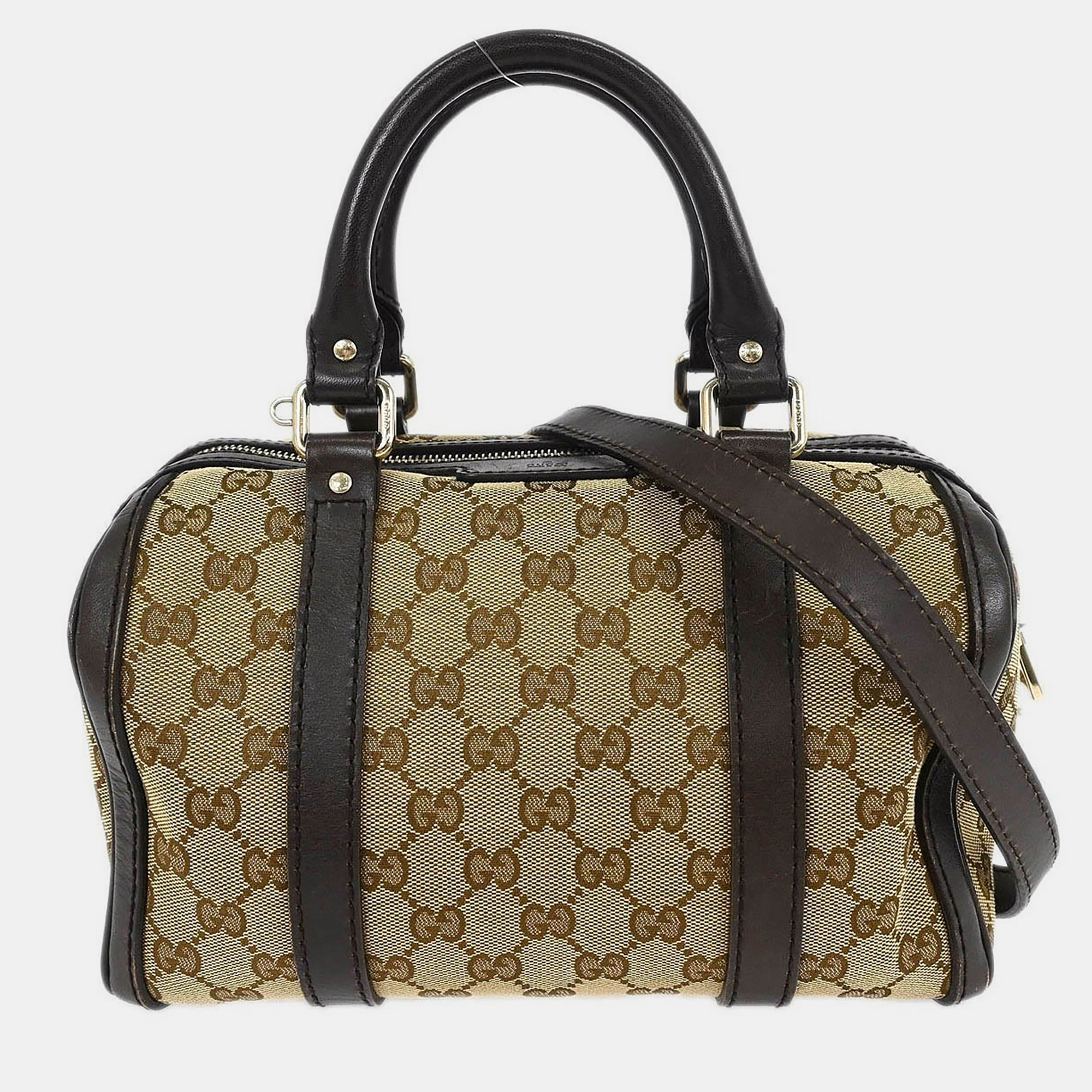 

Gucci Beige GG 2way Duffle Handbag