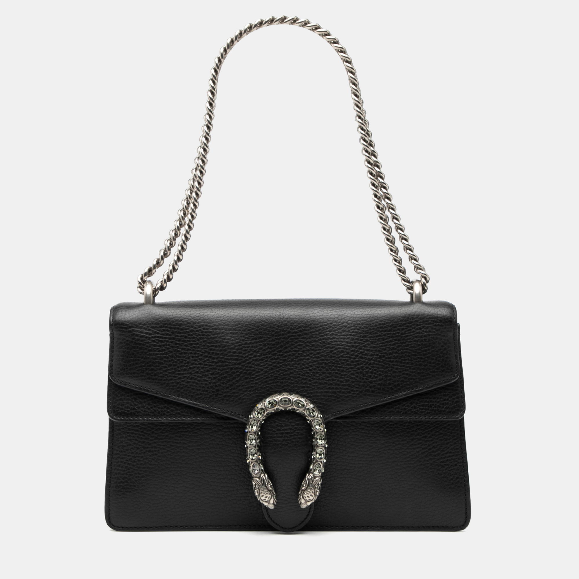 

Gucci Black Small Leather Dionysus Shoulder Bag