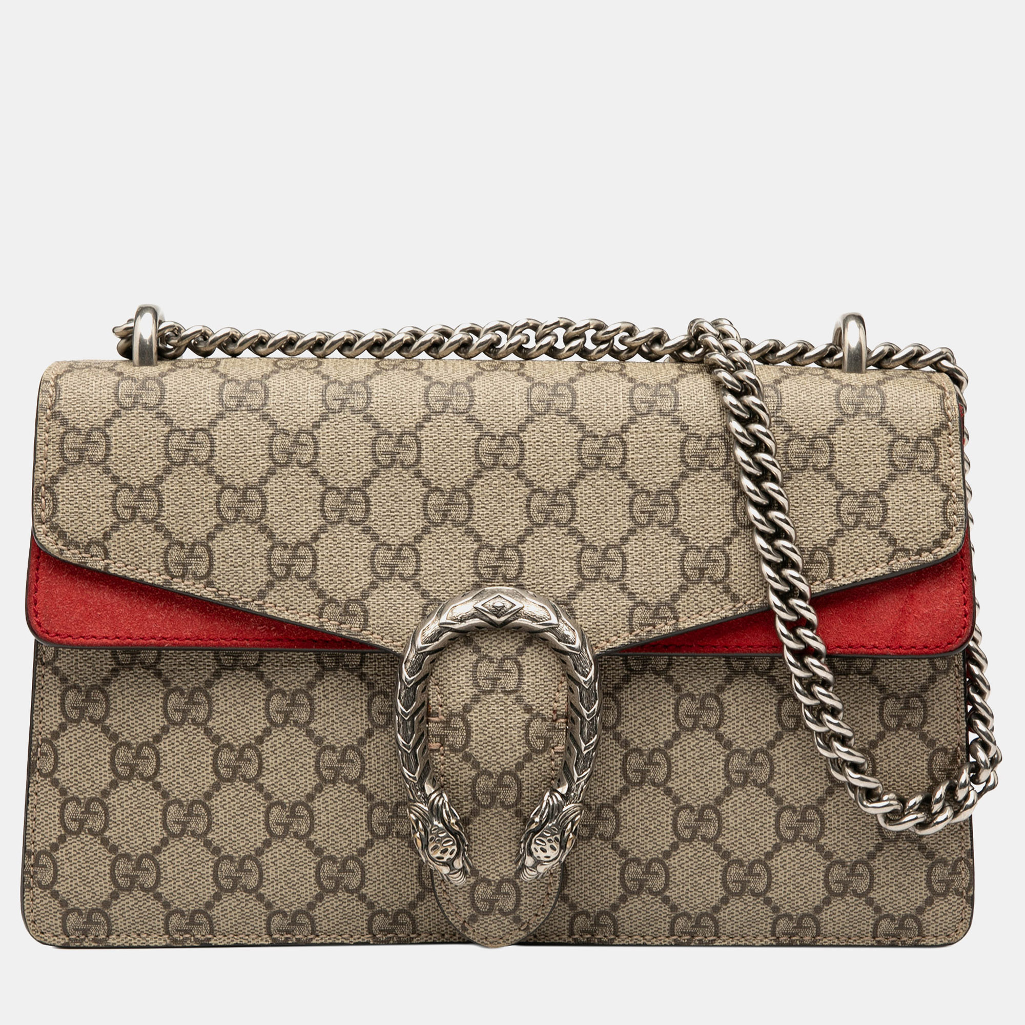 

Gucci Brown Medium GG Supreme Dionysus Shoulder Bag