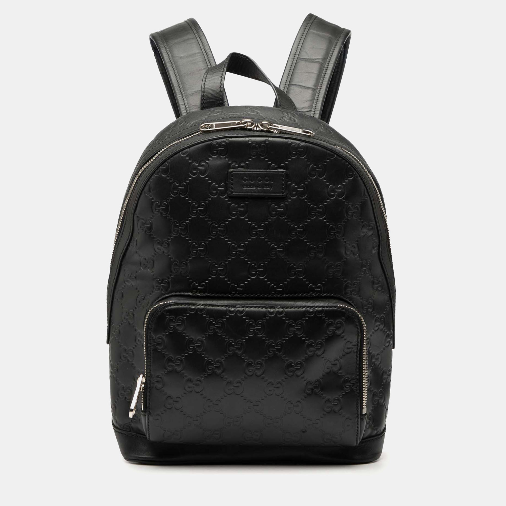 

Gucci Black Guccissima Backpack