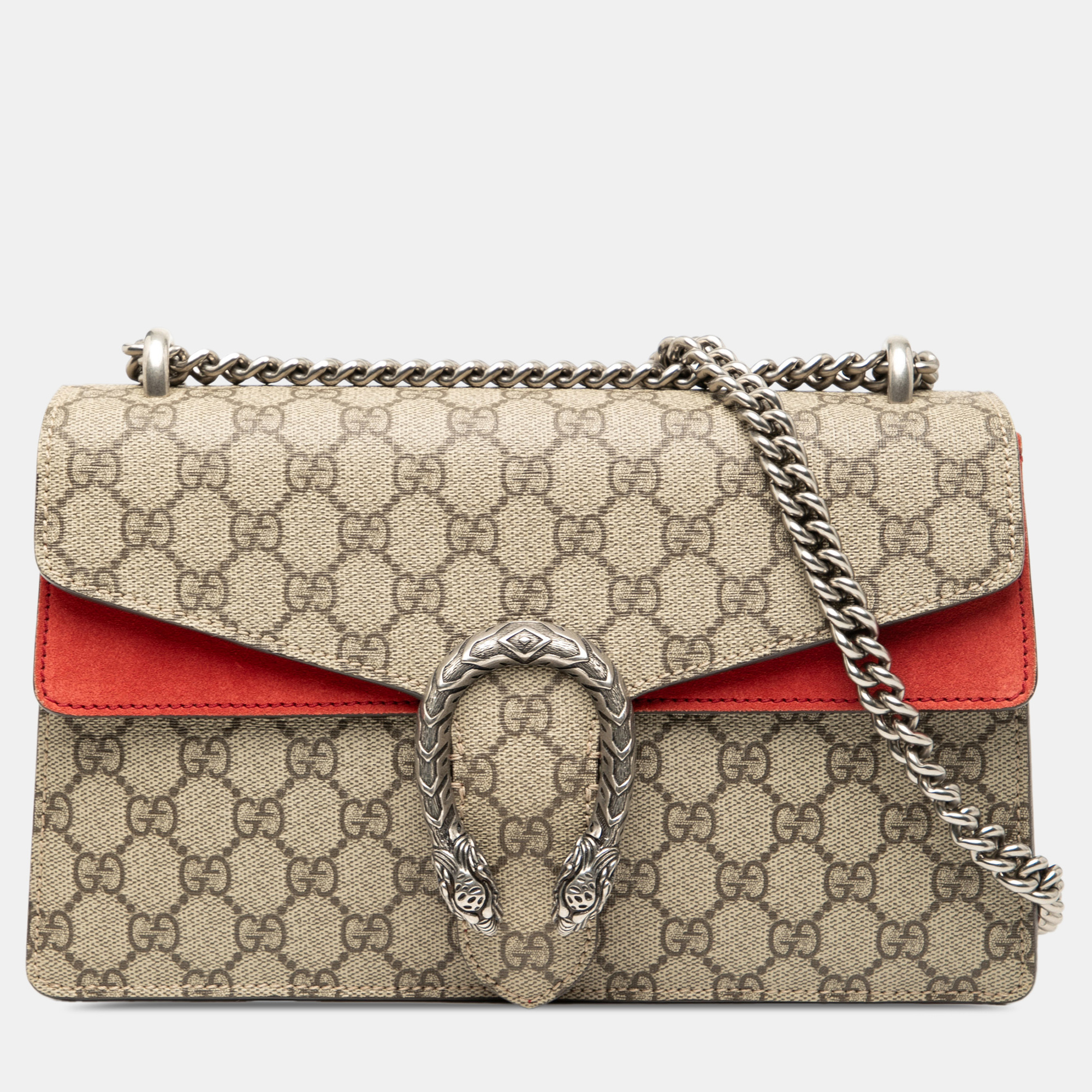 

Gucci Brown Medium GG Supreme Dionysus Shoulder Bag