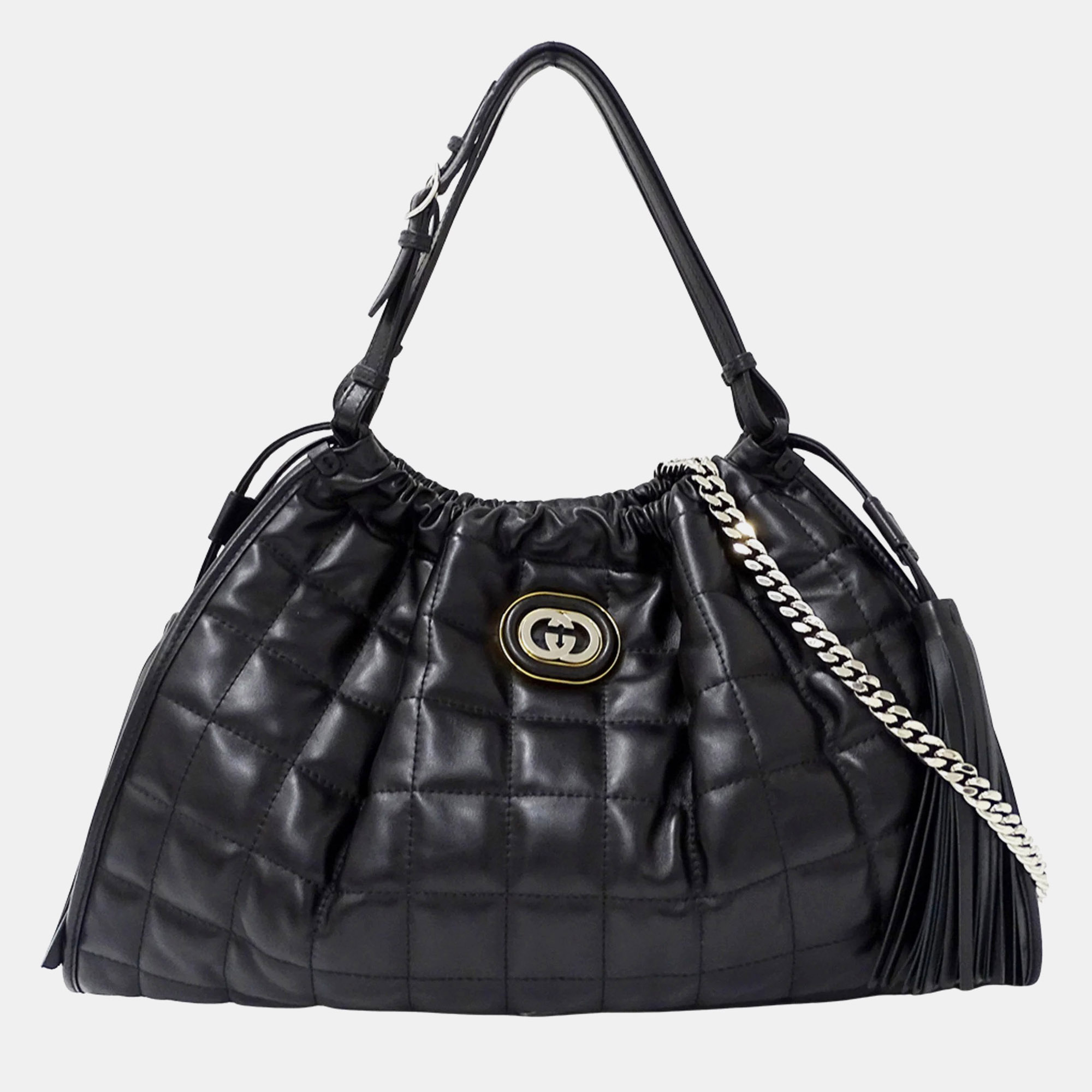 

Gucci Gucci Bag Shoulder 2Way New Britt Leather Black Chain