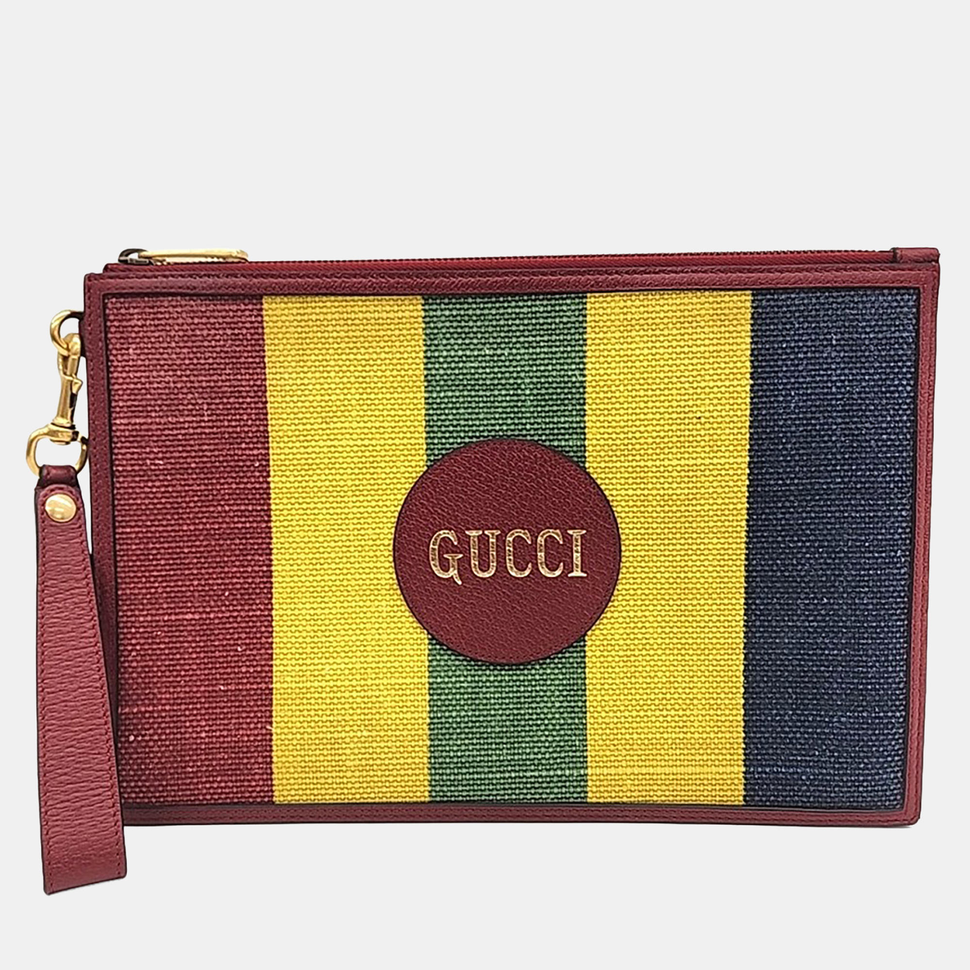 

Gucci Multicolor Fabric Off the Grid Clutch (625602)
