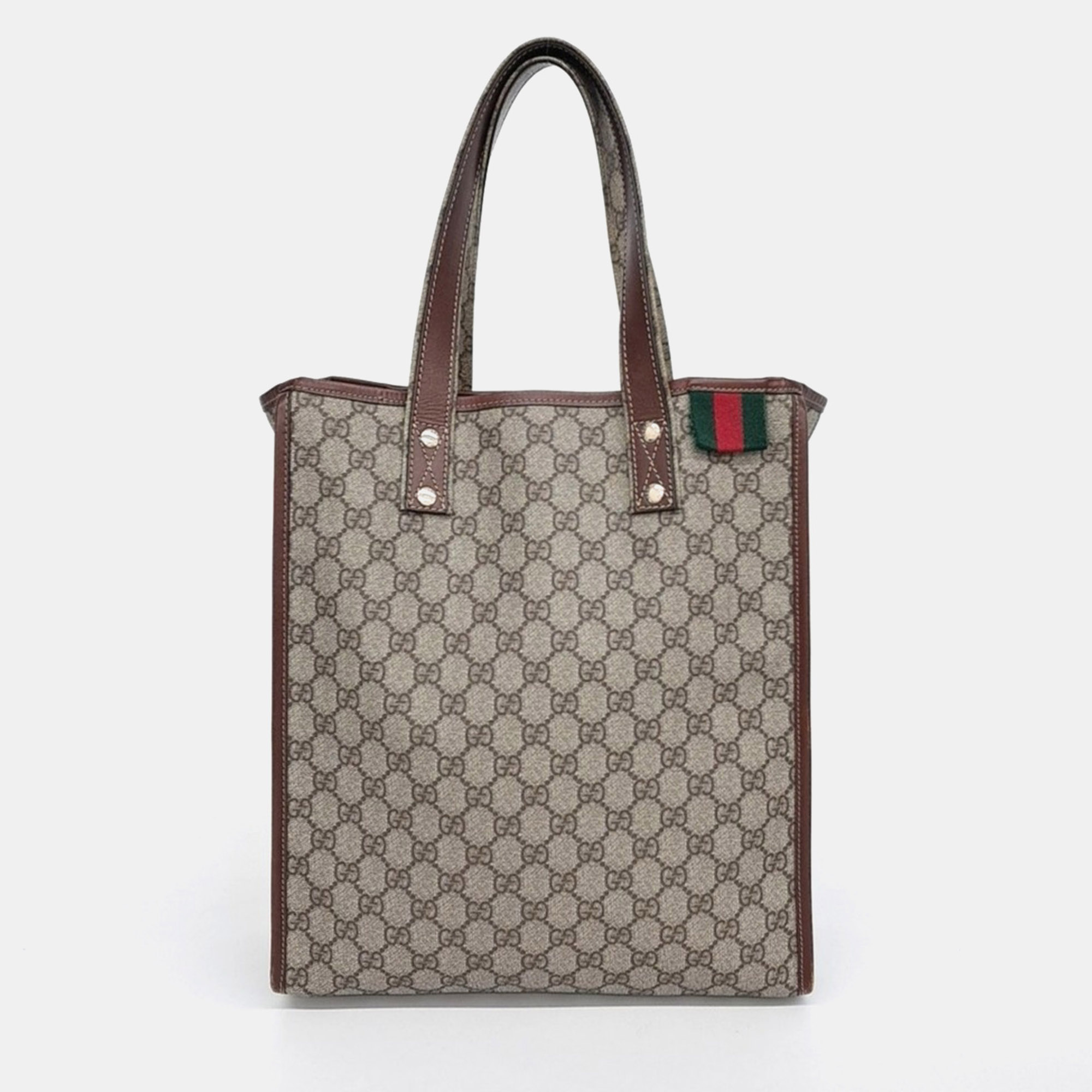 

Gucci Beige PVC Tote Bag (211135)