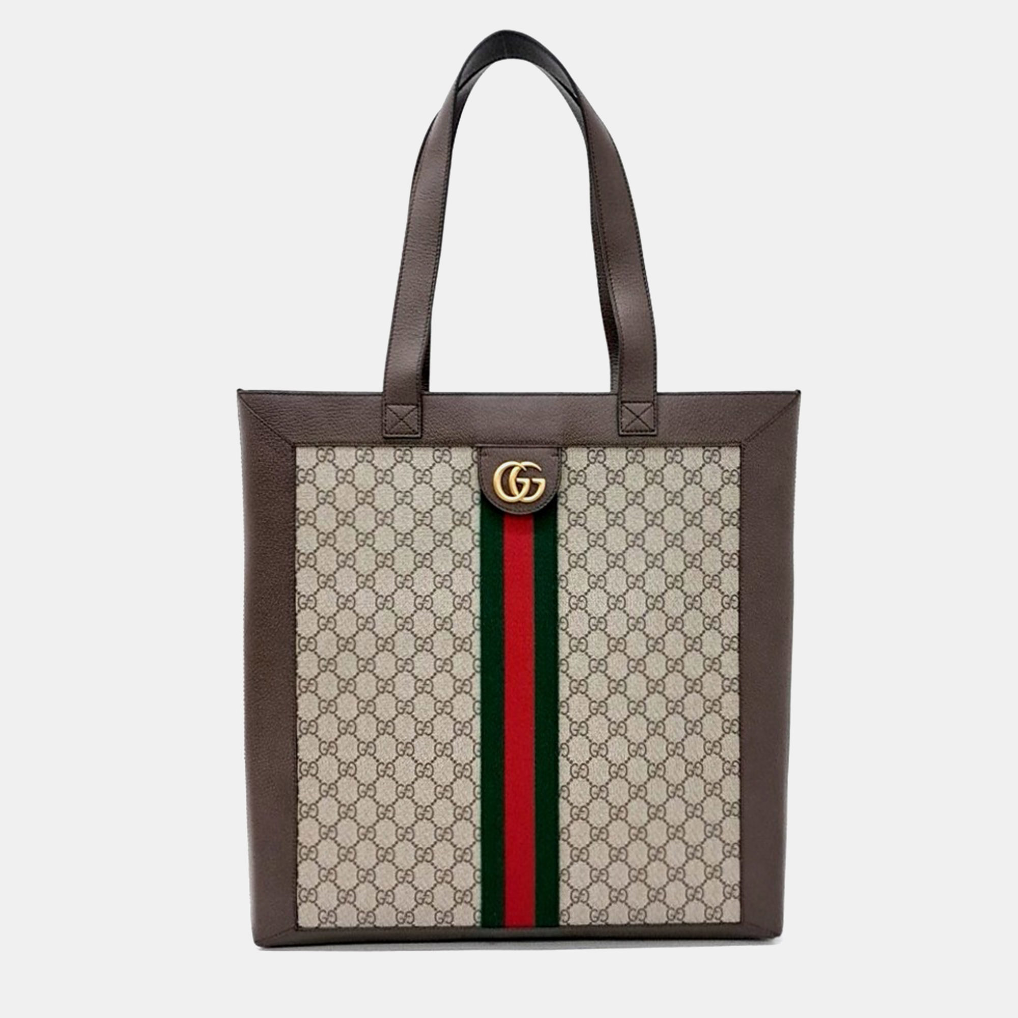 

Gucci Multicolor PVC Gucci Ophidia GG Supreme Tote Bag (519335)