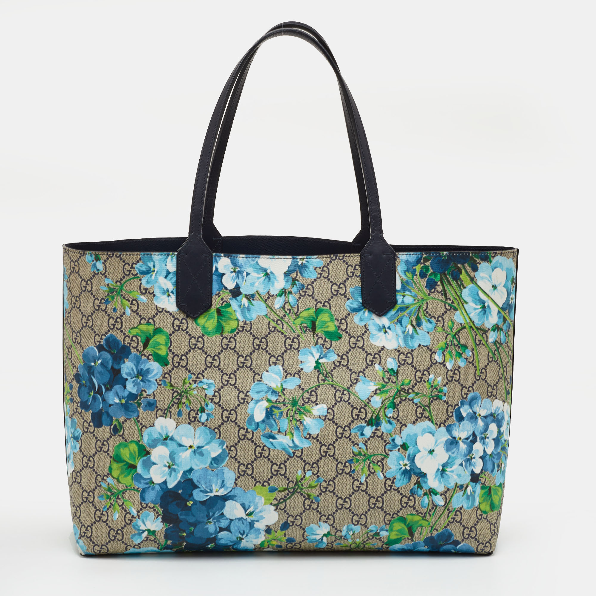 

Gucci GG Blooms Multicolor GG Supreme Canvas Reversible Tote