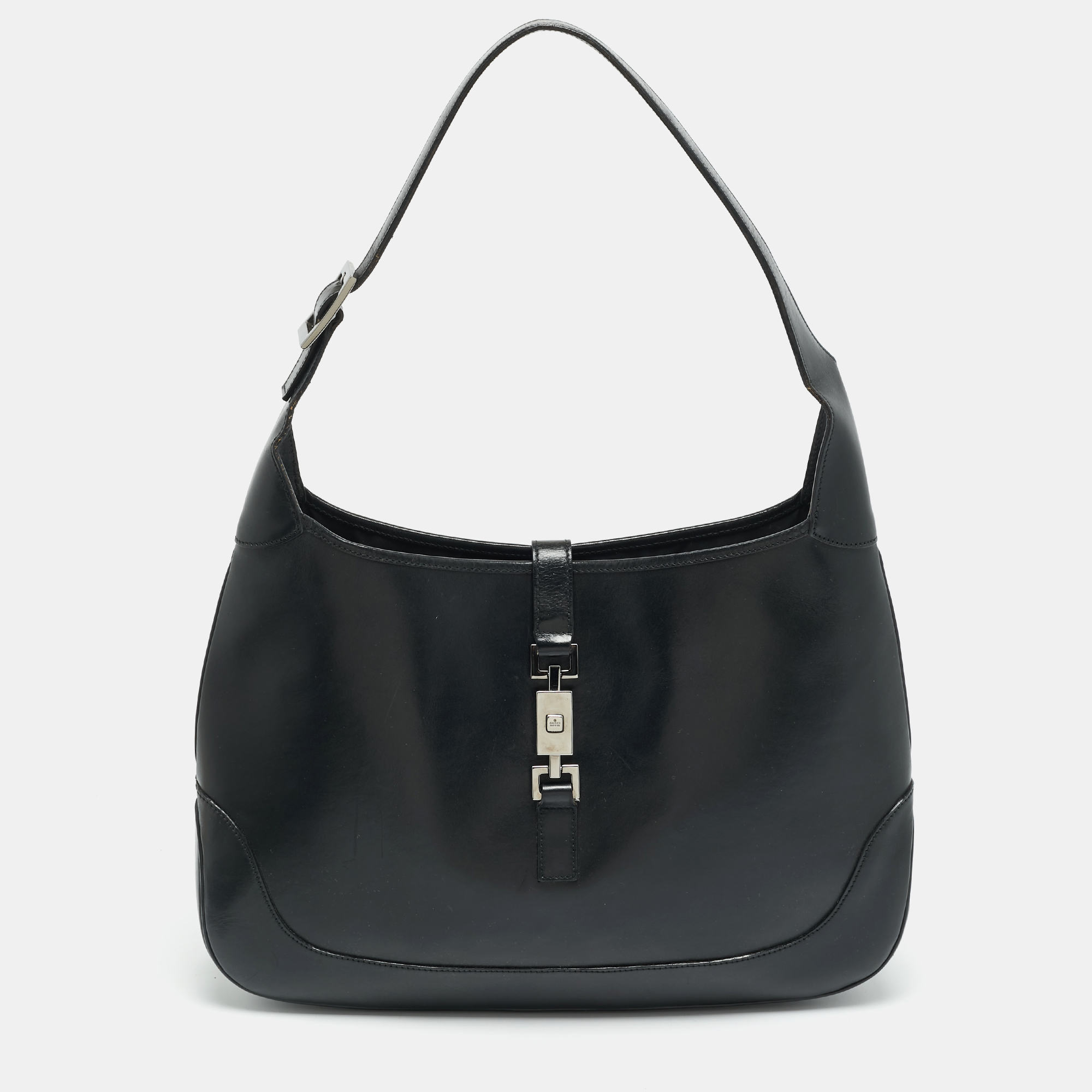 

Gucci Jackie Black Leather Shoulder Bag