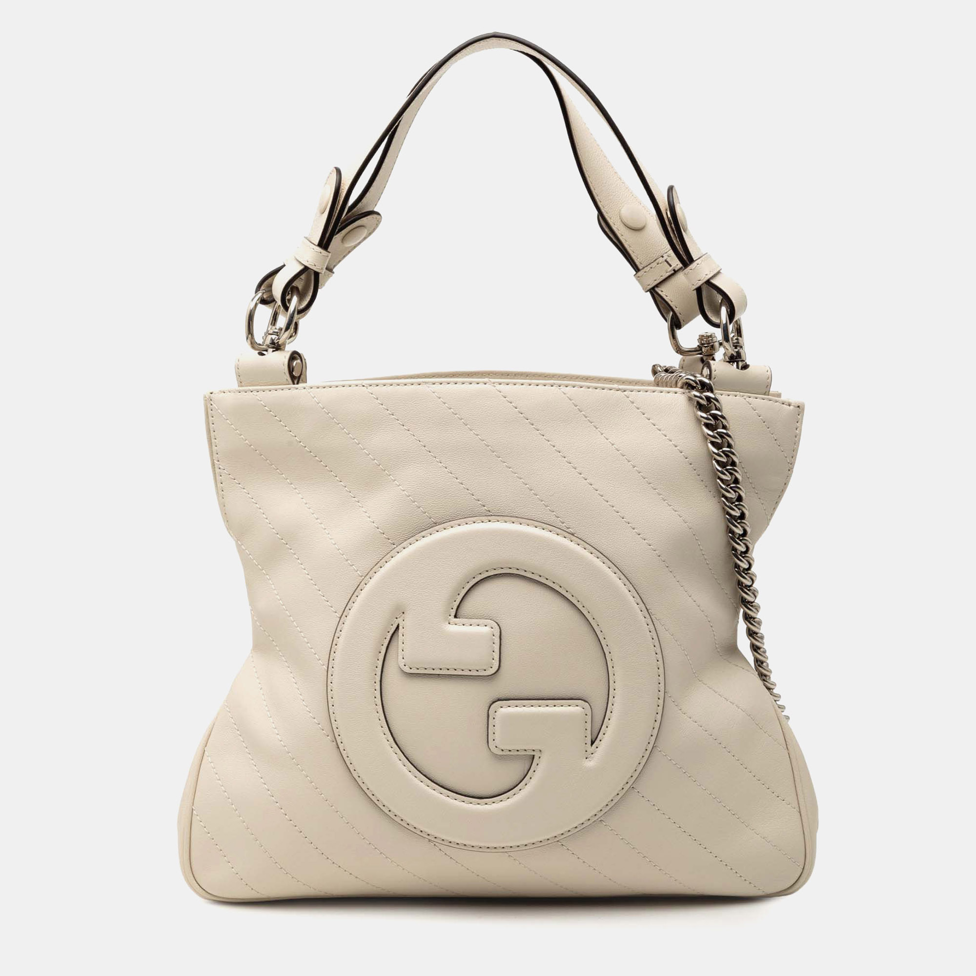 

Gucci White Small Matelasse Leather Blondie Tote
