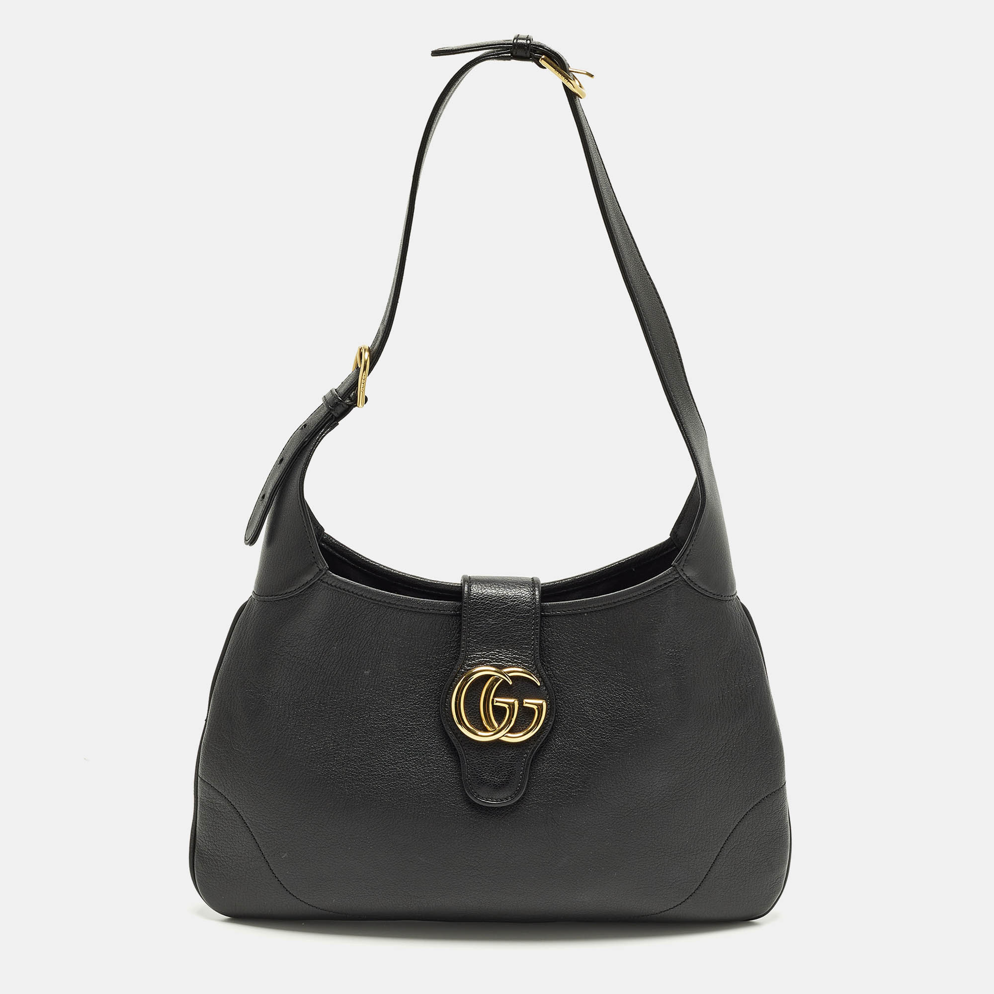 

Gucci Aphrodite  Black Leather Shoulder Bag