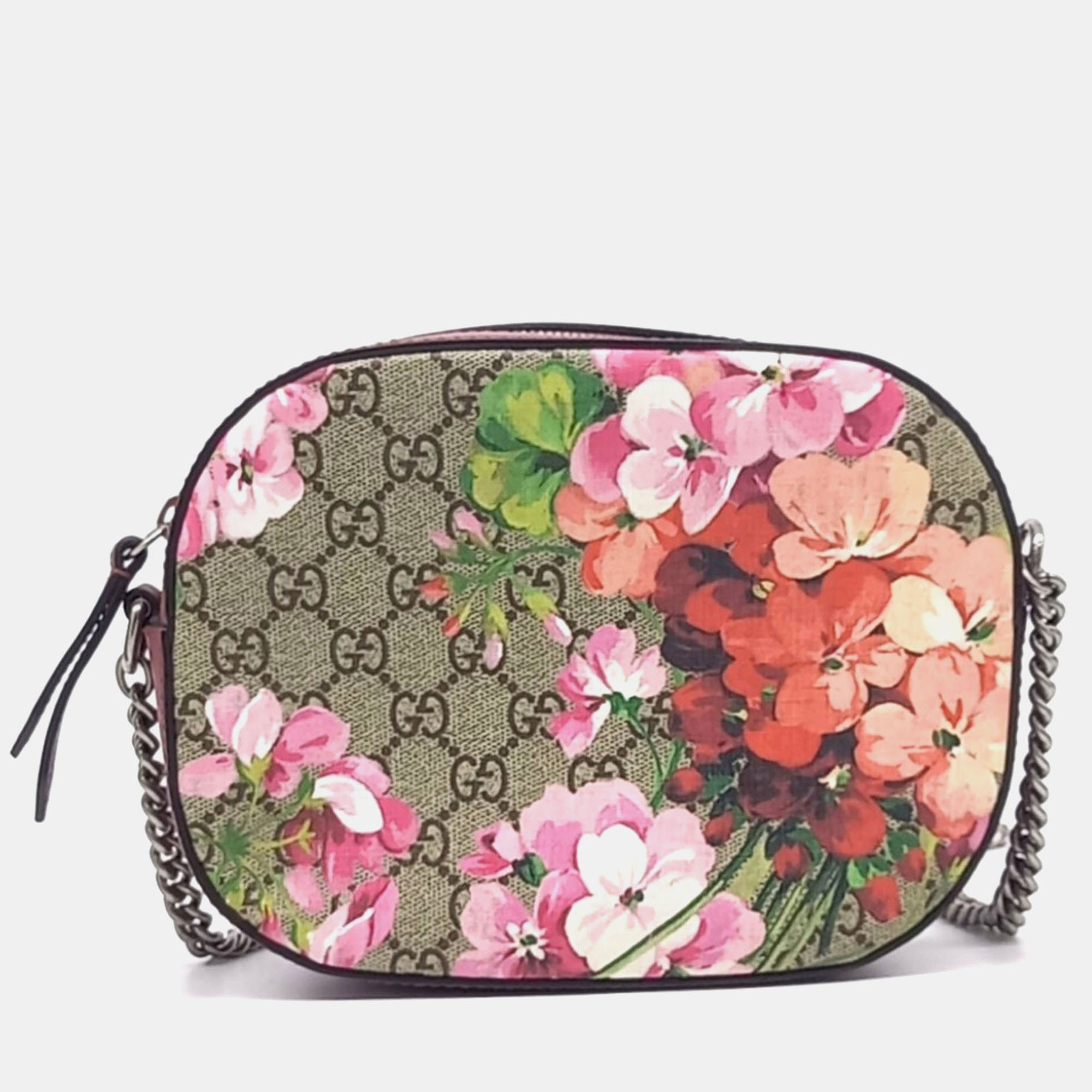 

Gucci Multicolor Coated Canvas Supreme Bloom Mini Chain Bag