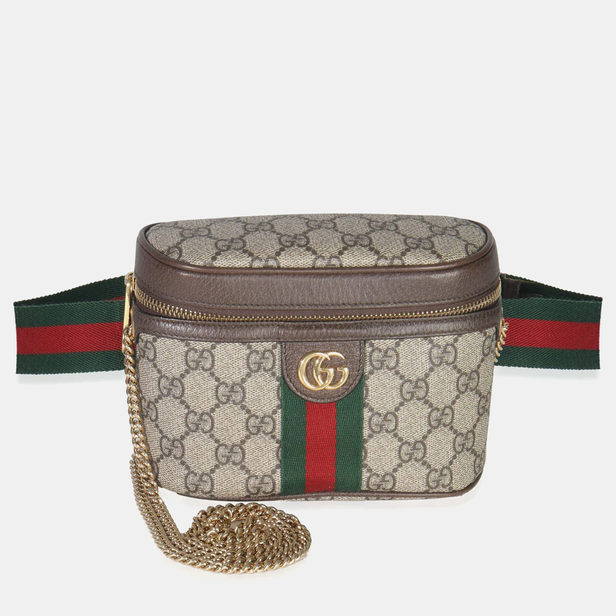 

Gucci Ophidia Small GG Coated Canvas Belt Bag, Beige