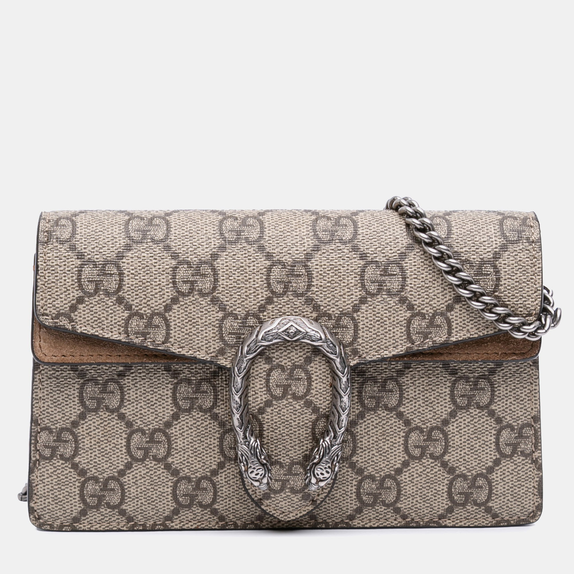 

Gucci Brown Mini GG Supreme Dionysus Crossbody