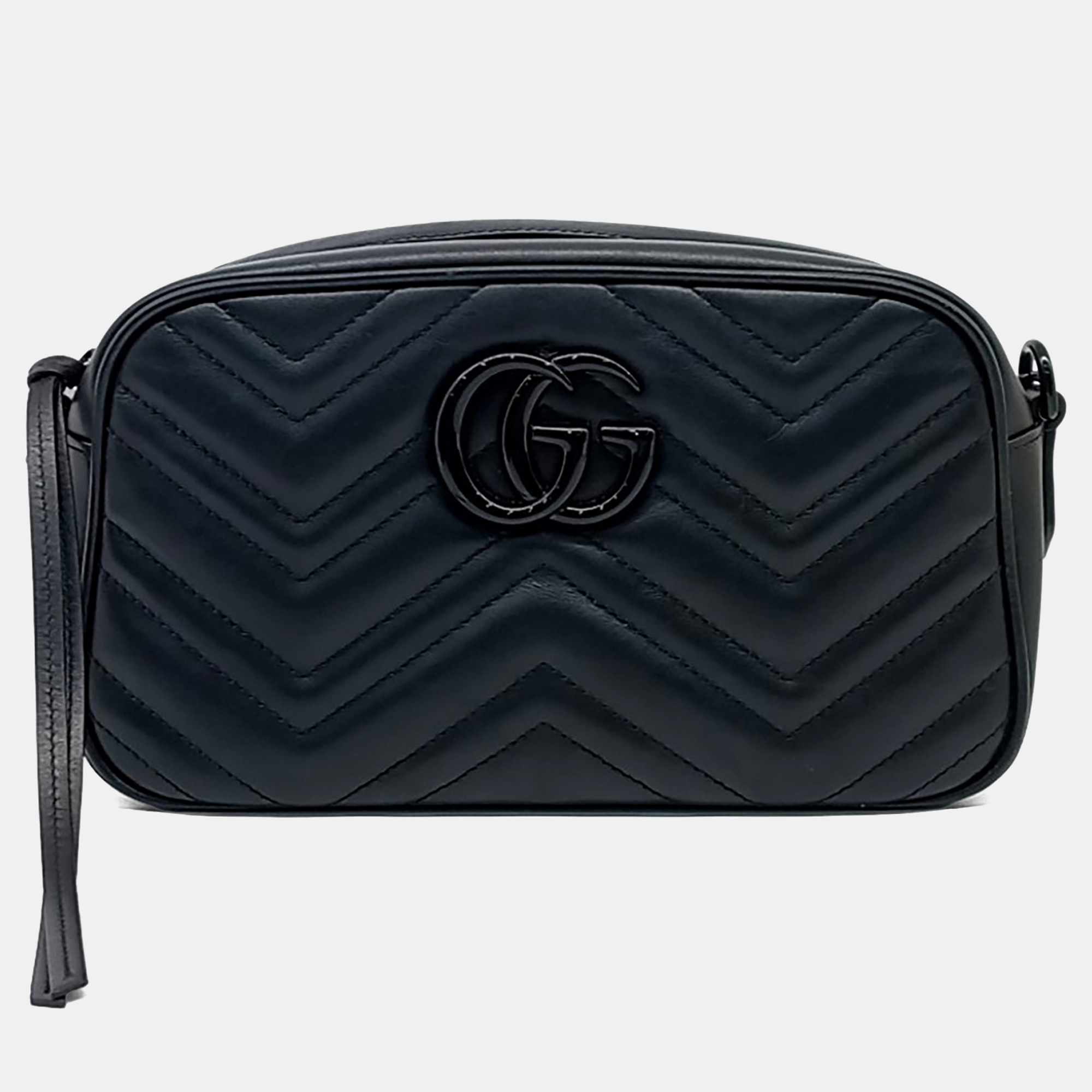 

Gucci Black Leather Marmont Crossbody Bag