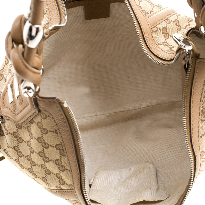 Gucci GG Canvas Medium Horsebit Hobo - Neutrals Hobos, Handbags -  GUC1189679